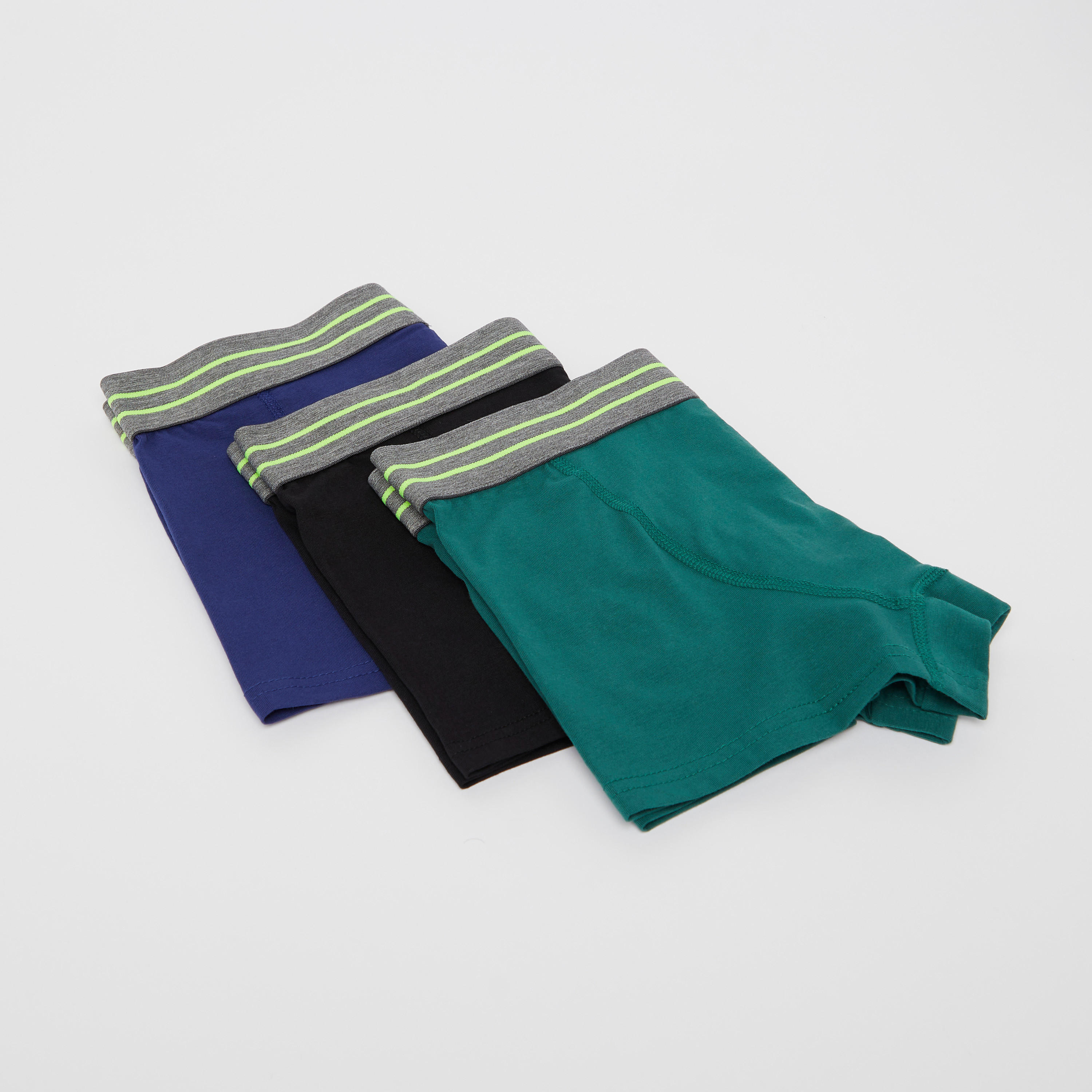 Set of 3 - Being Human Assorted Trunks with Wide Elasticised Waistband-men-clothing-innerwear-underwear-image-3