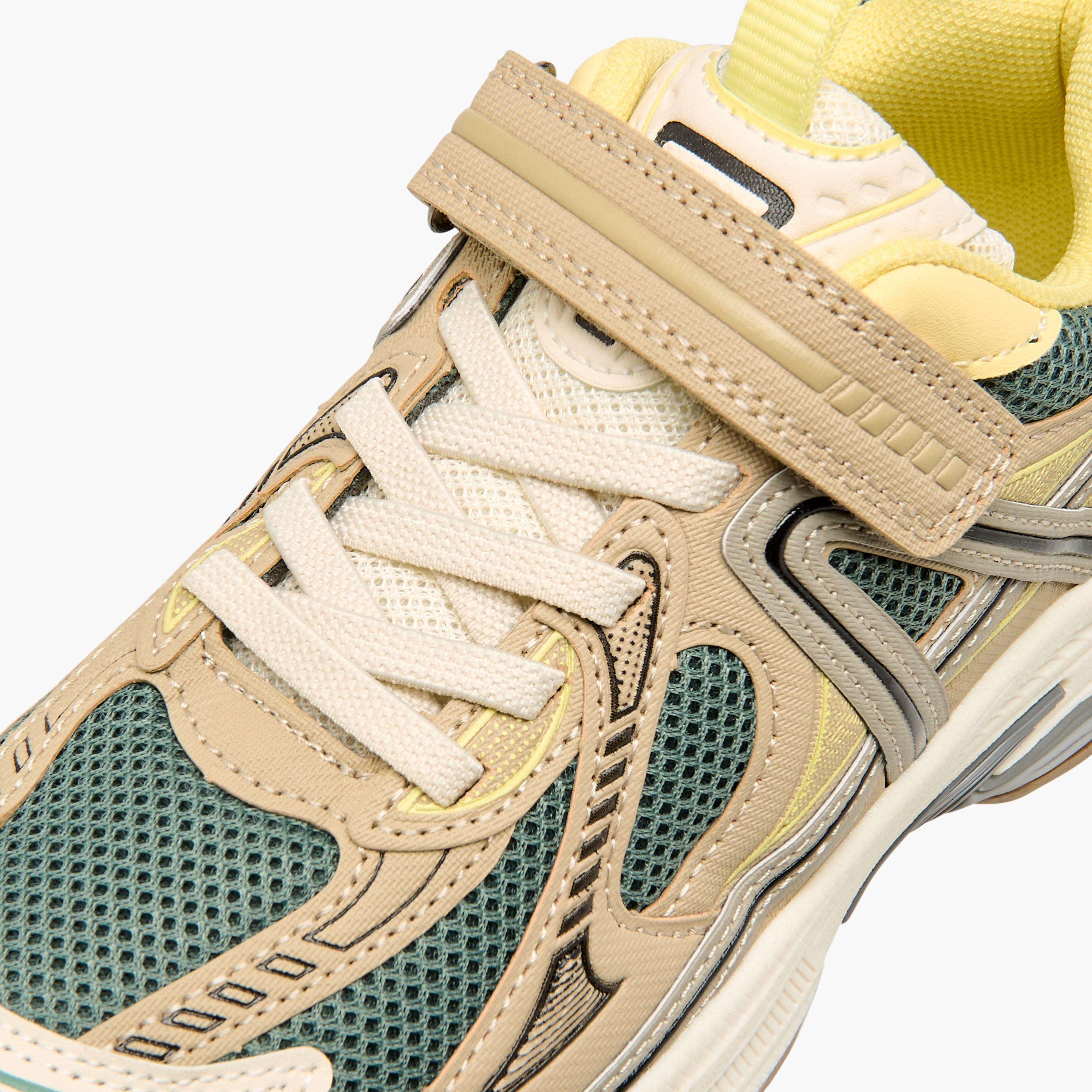 Mister Duchini Panelled Sneakers with Hook and Loop Closure-boys-shoes-sneakers-image-4