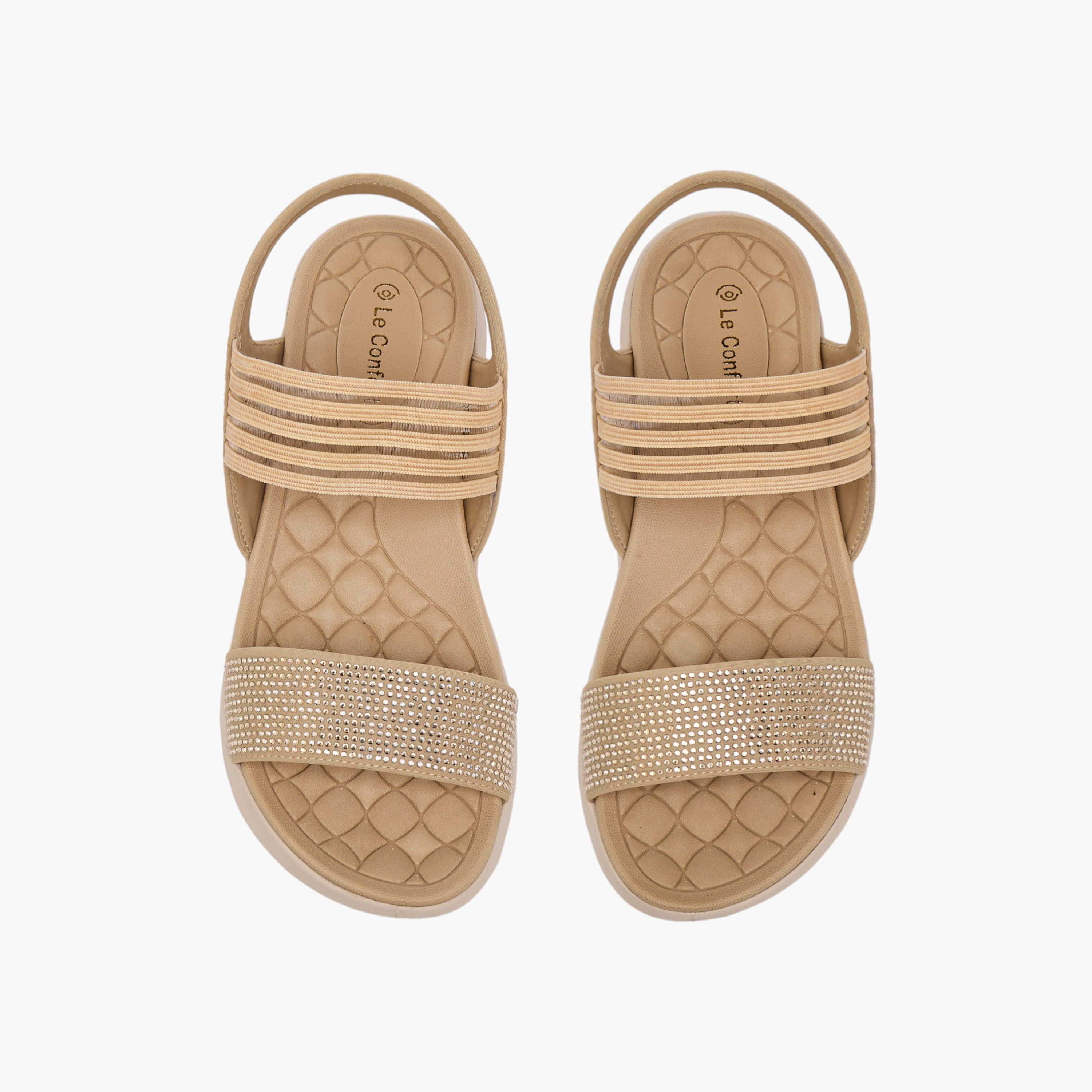 Le Confort Women Flatform Heel Slingback Sandals-women-shoes-sandals-heeled-image-1