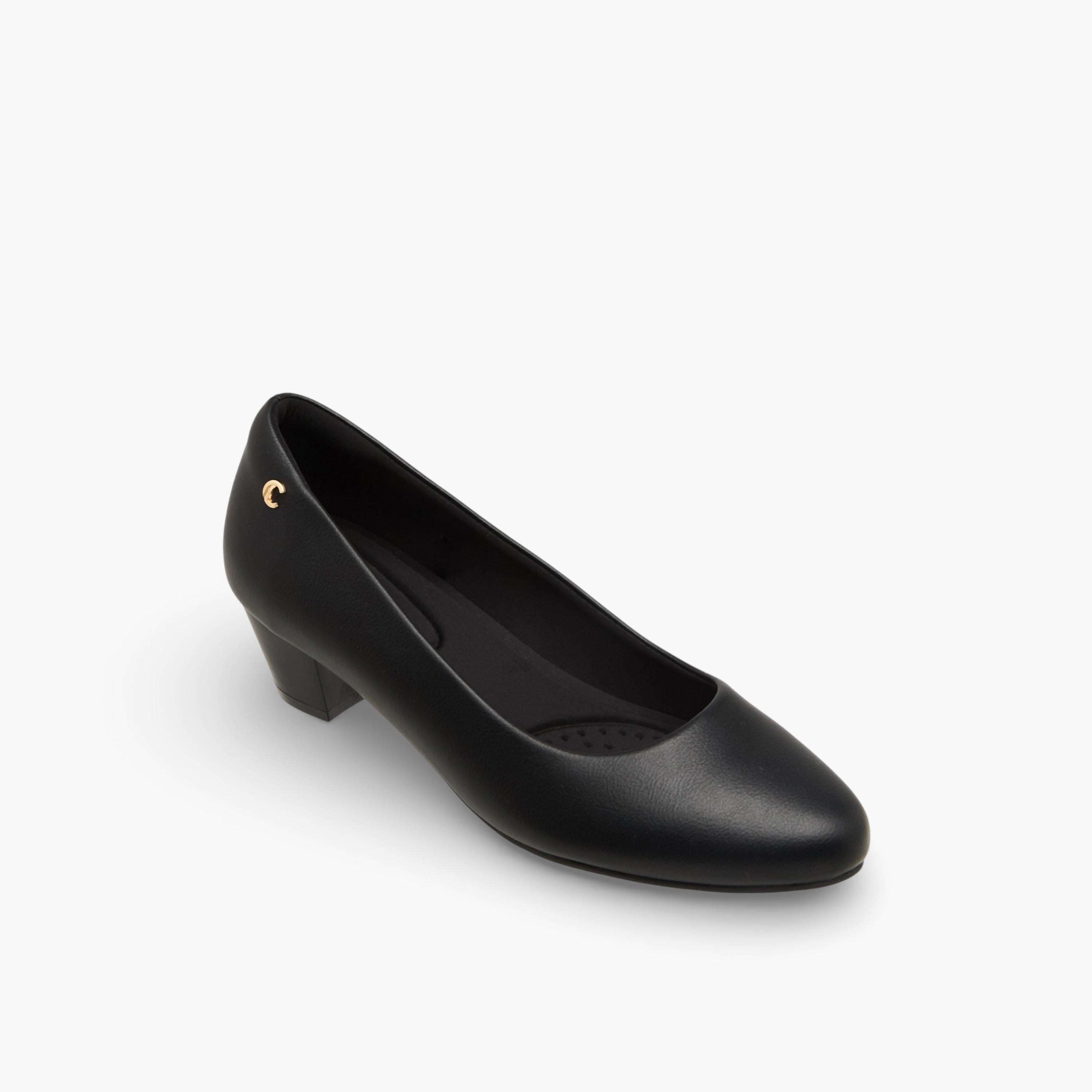 حذاء بومب بكعب سميك للنساء من لو كونفورت-women-shoes-heels-image-2