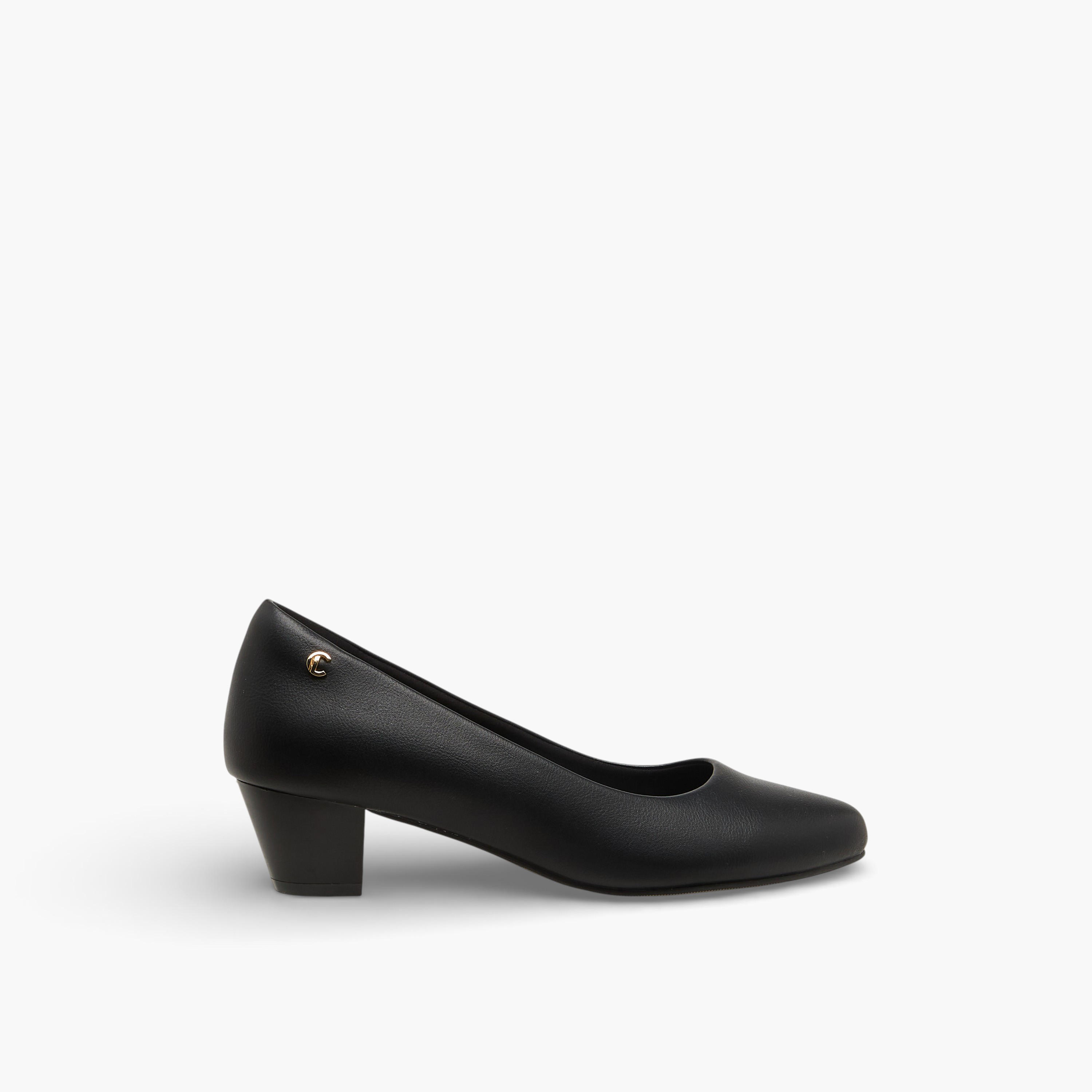 حذاء بومب بكعب سميك للنساء من لو كونفورت-women-shoes-heels-image-3