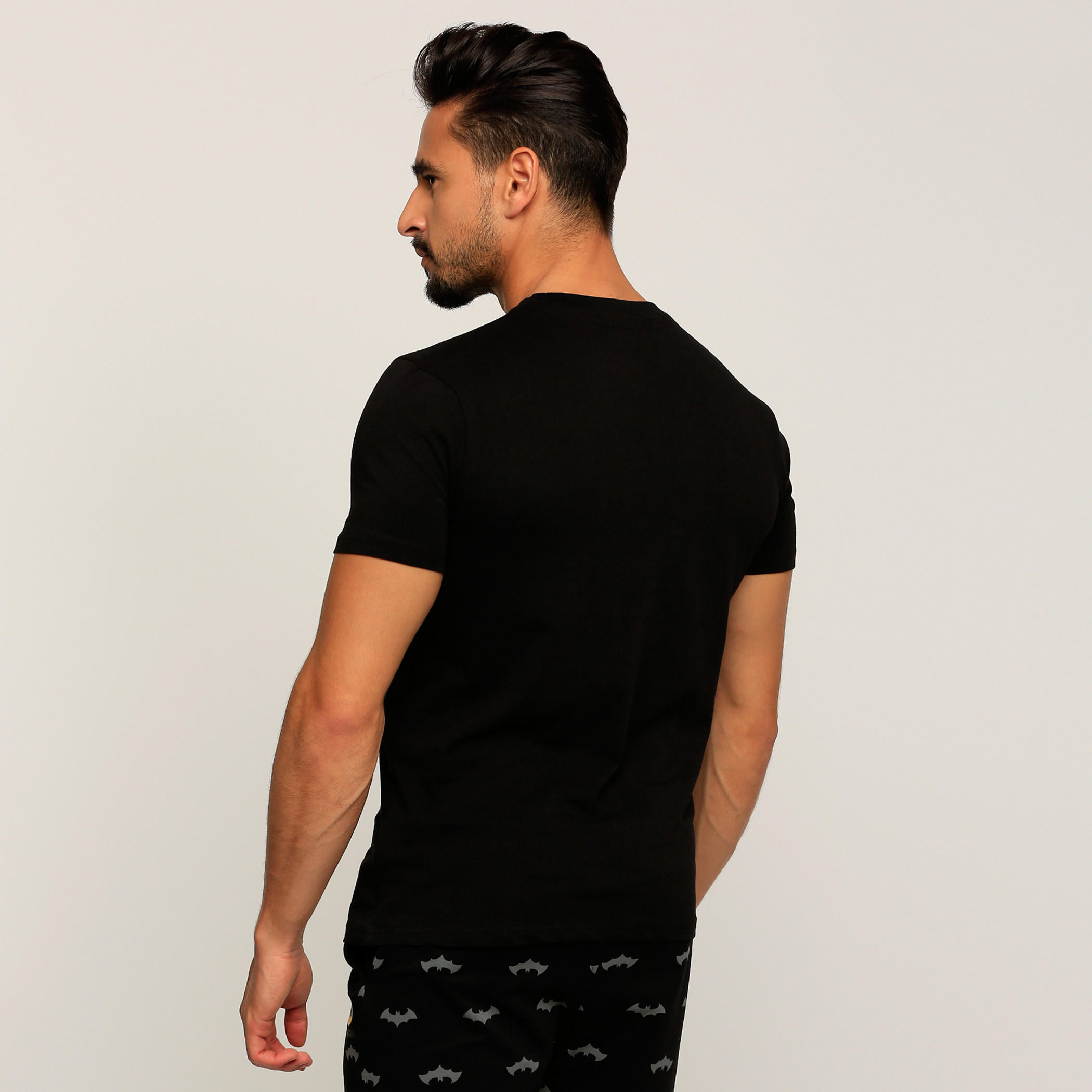 Superman Printed Round Neck T-Shirt with Short Sleeves-men-clothing-tshirtsandpolos-tshirts-image-2