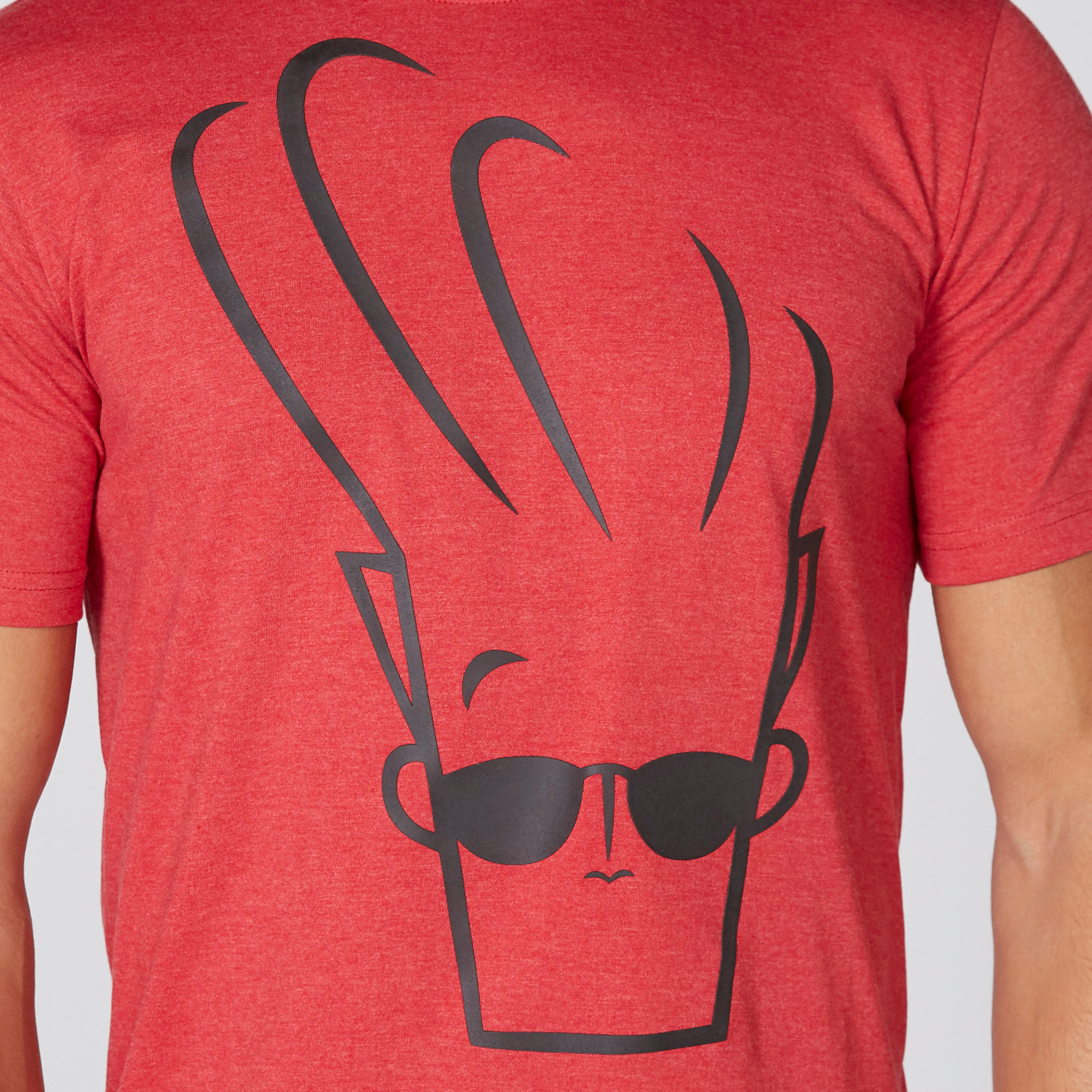 تيشيرت بياقة مستديرة وأكمام قصيرة وطبعات جوني برافو-men-clothing-tshirtsandpolos-tshirts-image-2