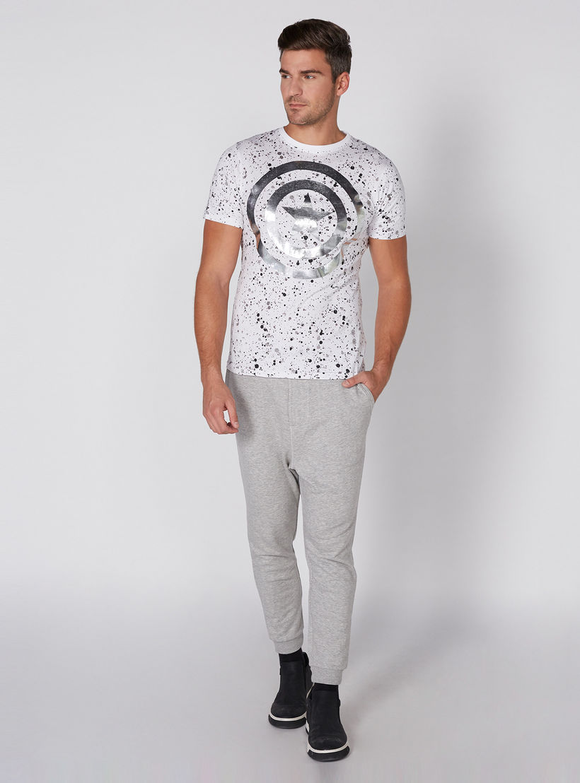 تيشيرت بياقة مستديرة وأكمام قصيرة وطبعات كابتن أمريكا-men-clothing-tshirtsandpolos-tshirts-image-2