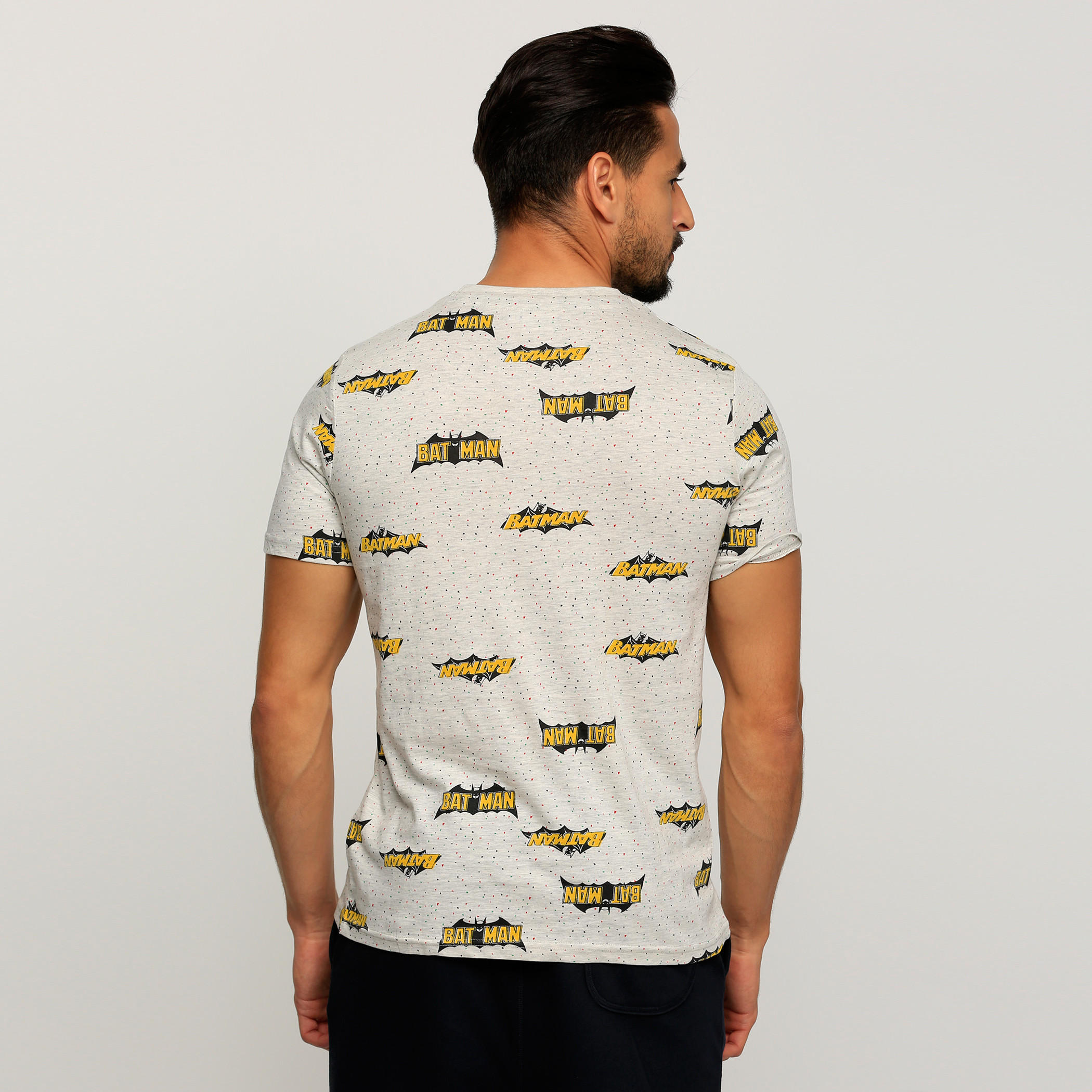 Batman Printed Round Neck T-Shirt with Short Sleeves-men-clothing-tshirtsandpolos-tshirts-image-2