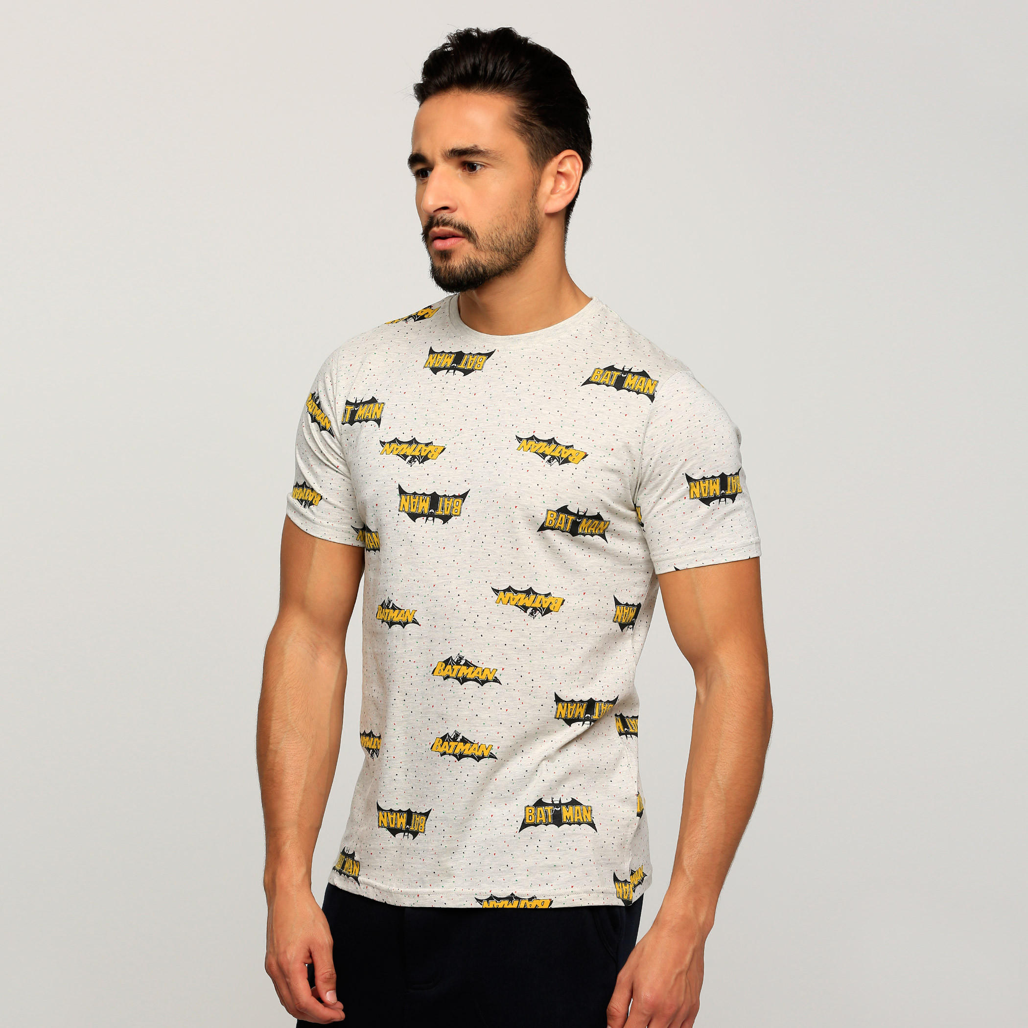 Batman Printed Round Neck T-Shirt with Short Sleeves-men-clothing-tshirtsandpolos-tshirts-image-3