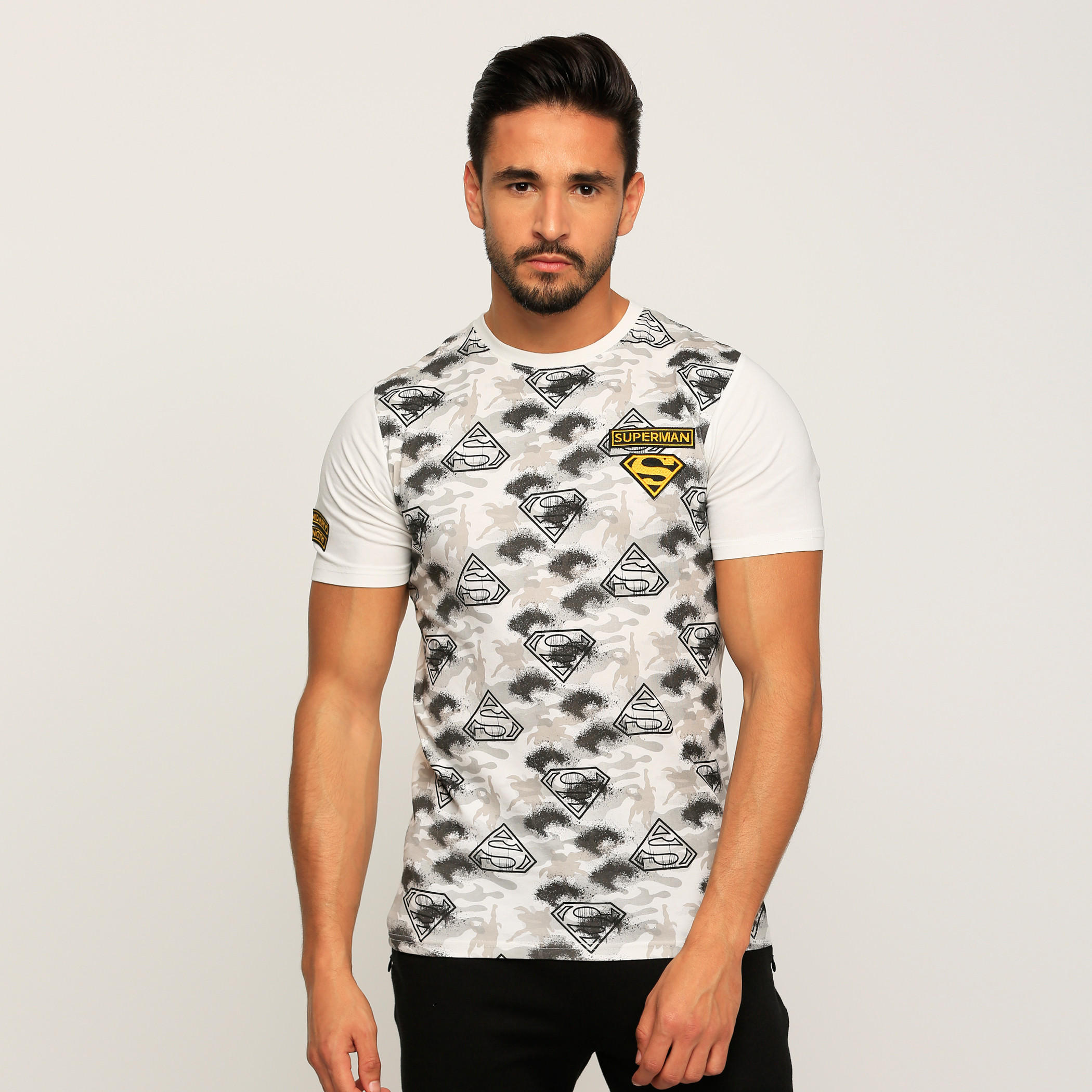 Superman Printed T-Shirt with Round Neck and Short Sleeves-men-clothing-tshirtsandpolos-tshirts-image-1