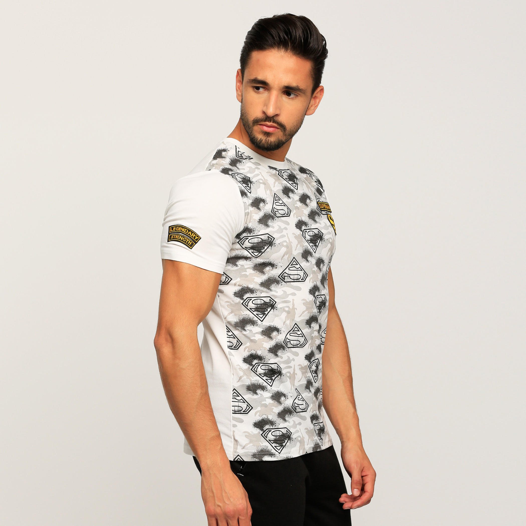 Superman Printed T-Shirt with Round Neck and Short Sleeves-men-clothing-tshirtsandpolos-tshirts-image-3