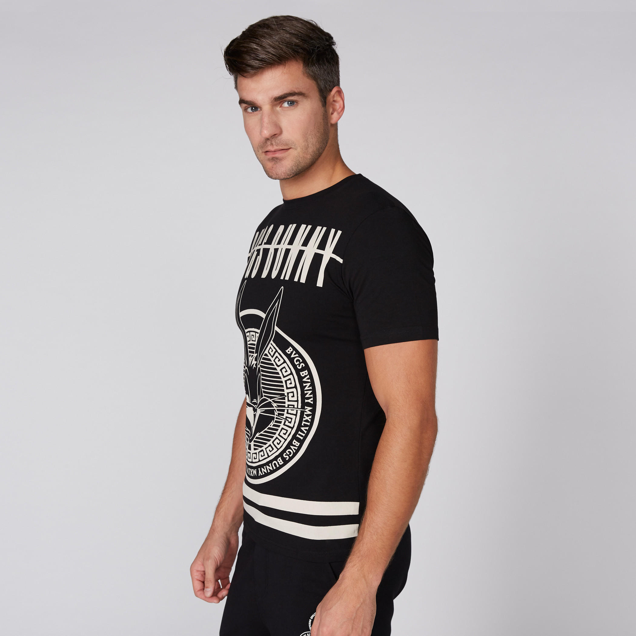 Bugs Bunny Printed T-Shirt with Round Neck and Short Sleeves-men-clothing-tshirtsandpolos-tshirts-image-1