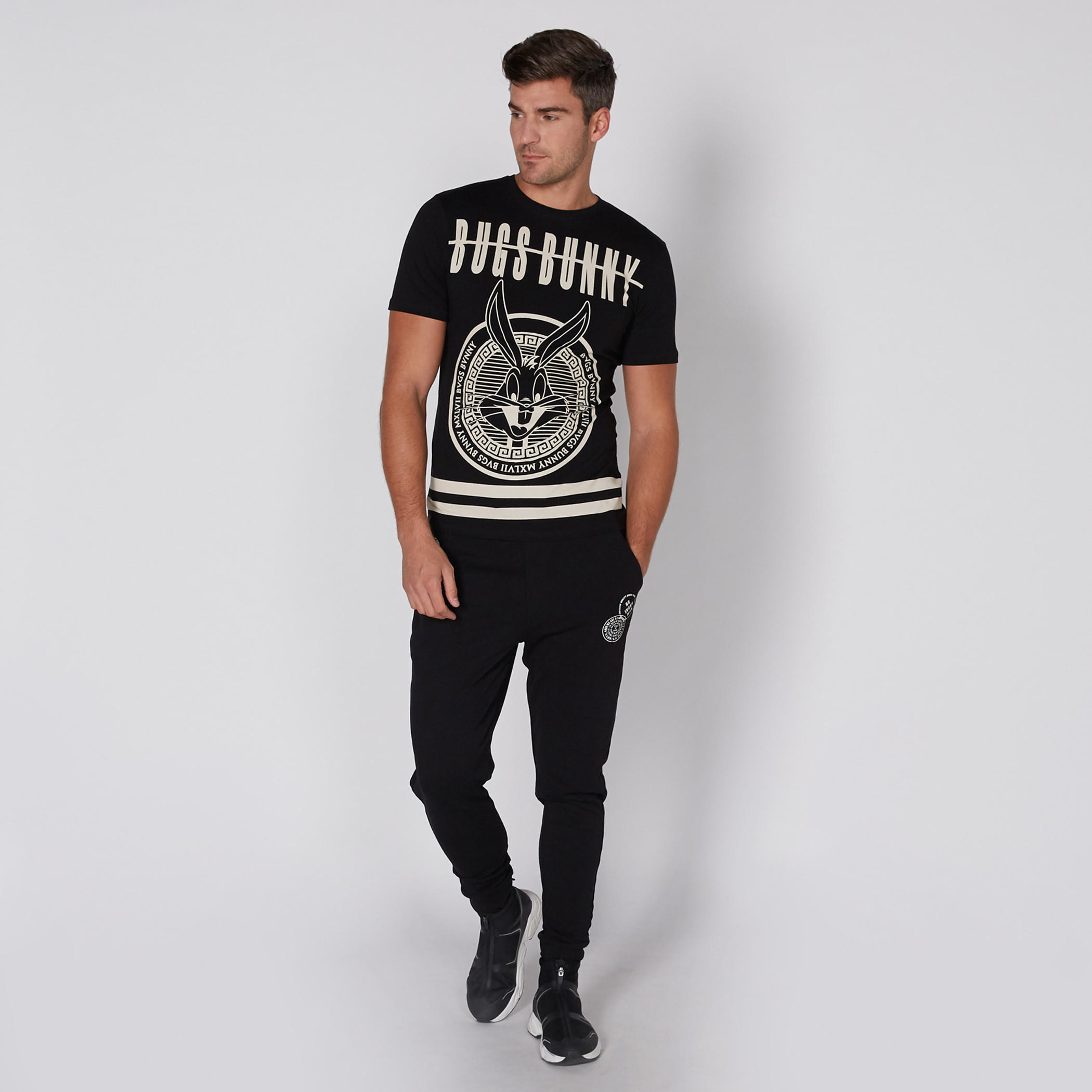 Bugs Bunny Printed T-Shirt with Round Neck and Short Sleeves-men-clothing-tshirtsandpolos-tshirts-image-2
