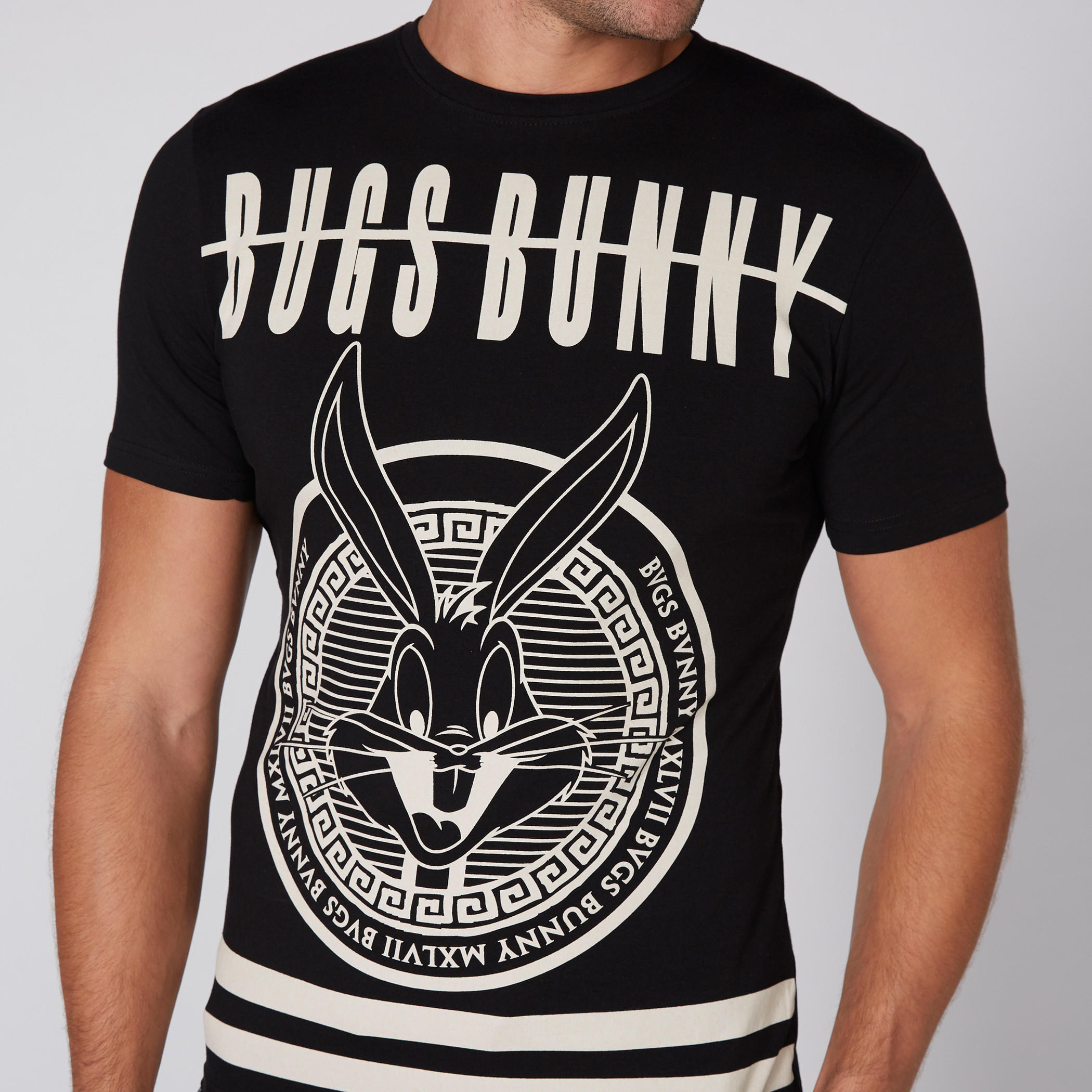 Bugs Bunny Printed T-Shirt with Round Neck and Short Sleeves-men-clothing-tshirtsandpolos-tshirts-image-3