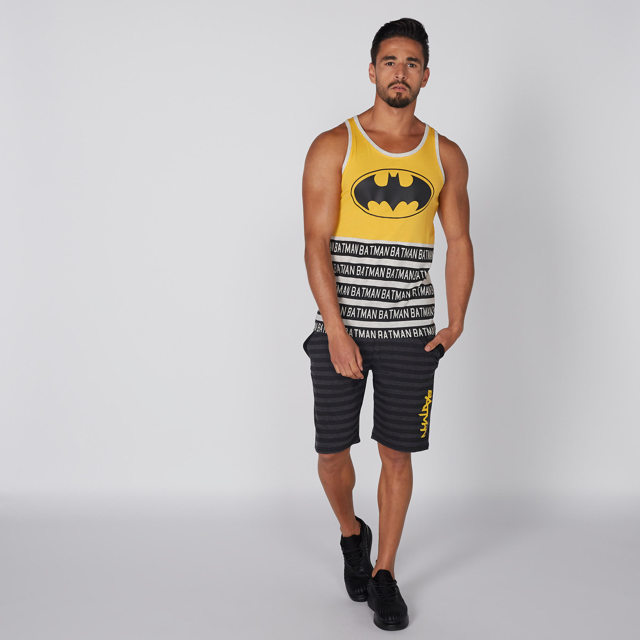 تيشيرت دون أكمام بياقة مستديرة وطبعات باتمان-men-clothing-tshirtsandpolos-tshirts-image-3