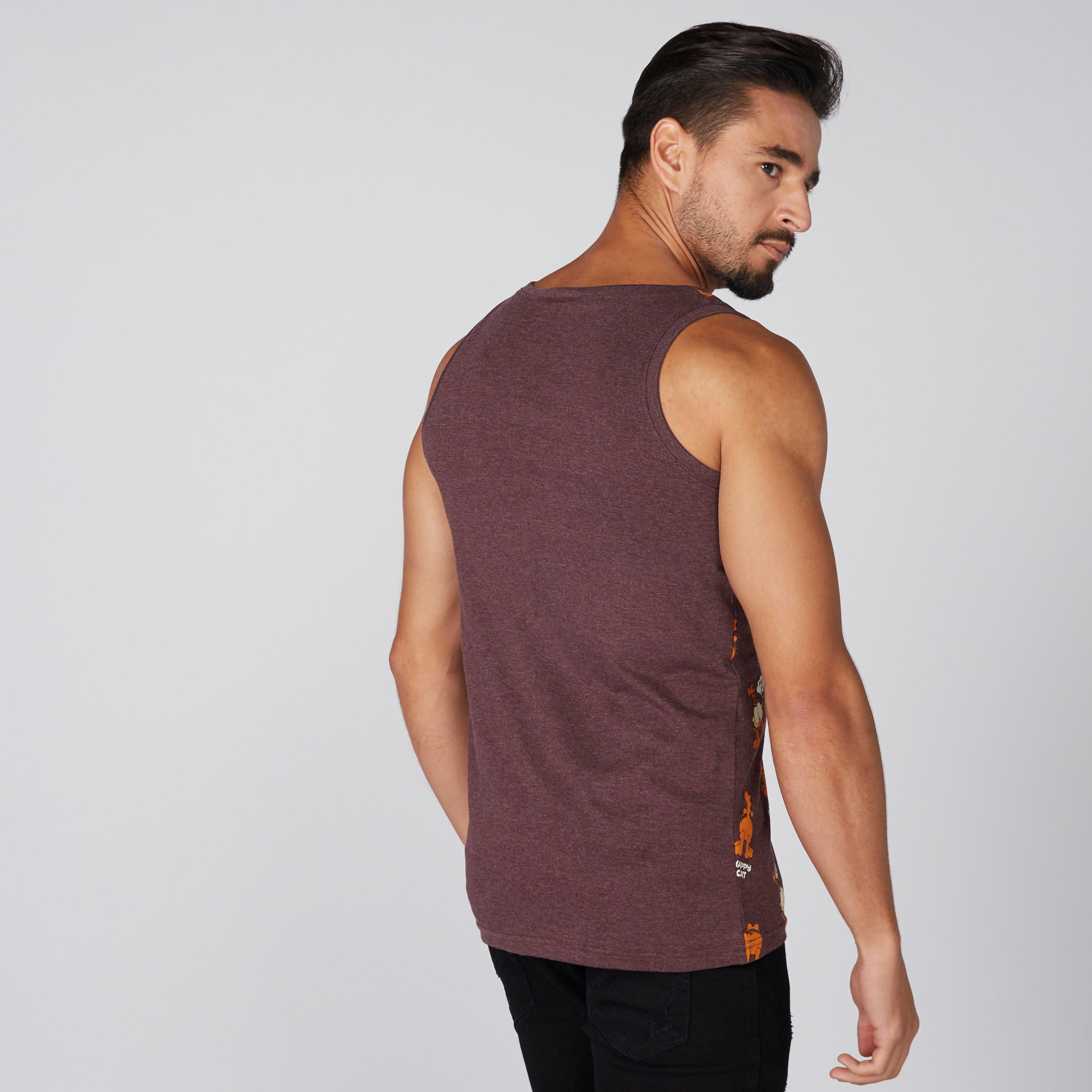 Garfield Print Sleeveless Vest-men-clothing-tshirtsandpolos-vests-image-2