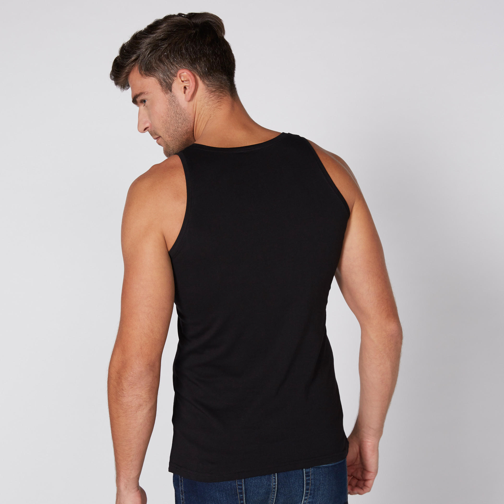 Mickey Mouse Printed Sleeveless Vest with Round Neck-men-clothing-tshirtsandpolos-vests-image-3
