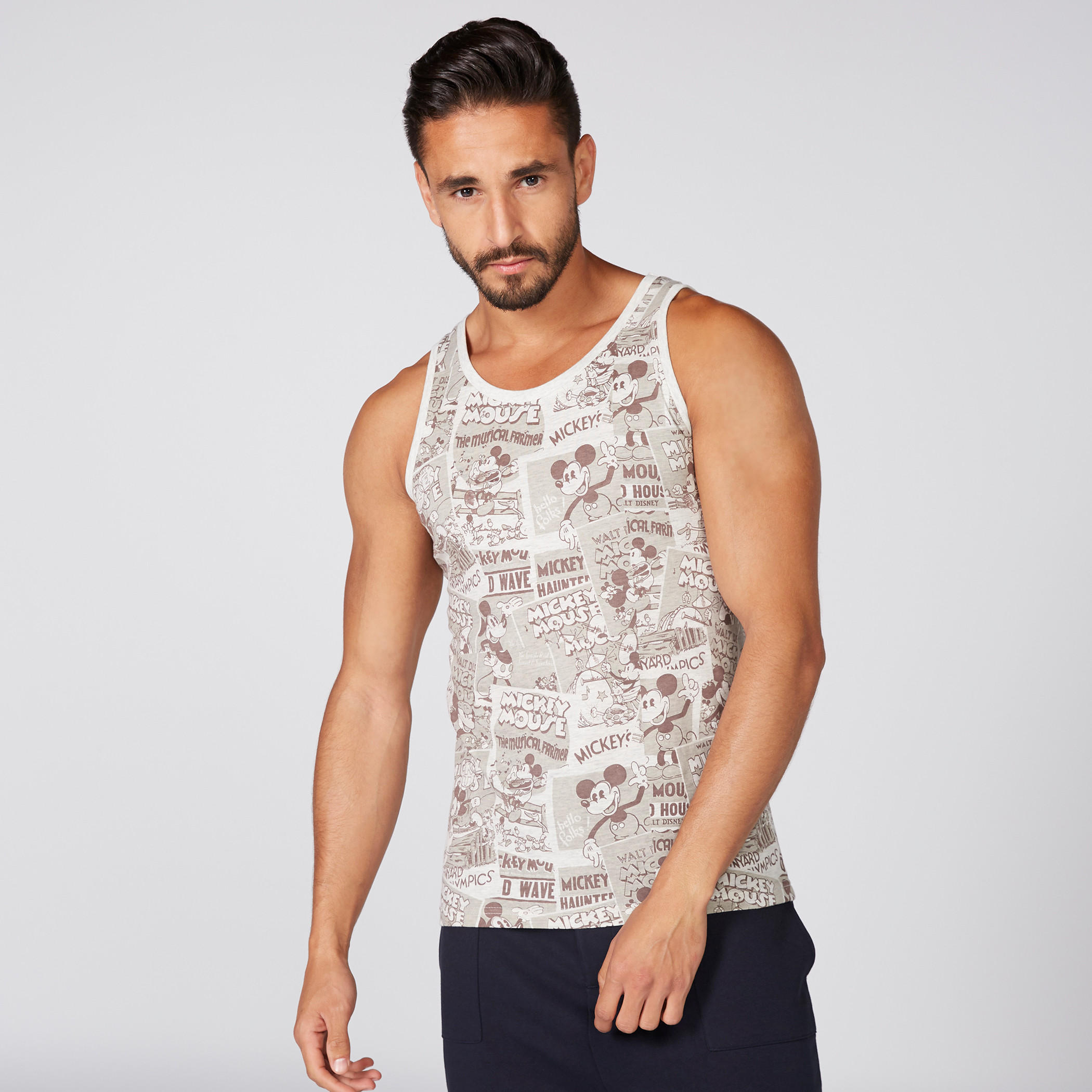 Mickey Mouse Printed Sleeveless Vest-men-clothing-tshirtsandpolos-vests-image-1