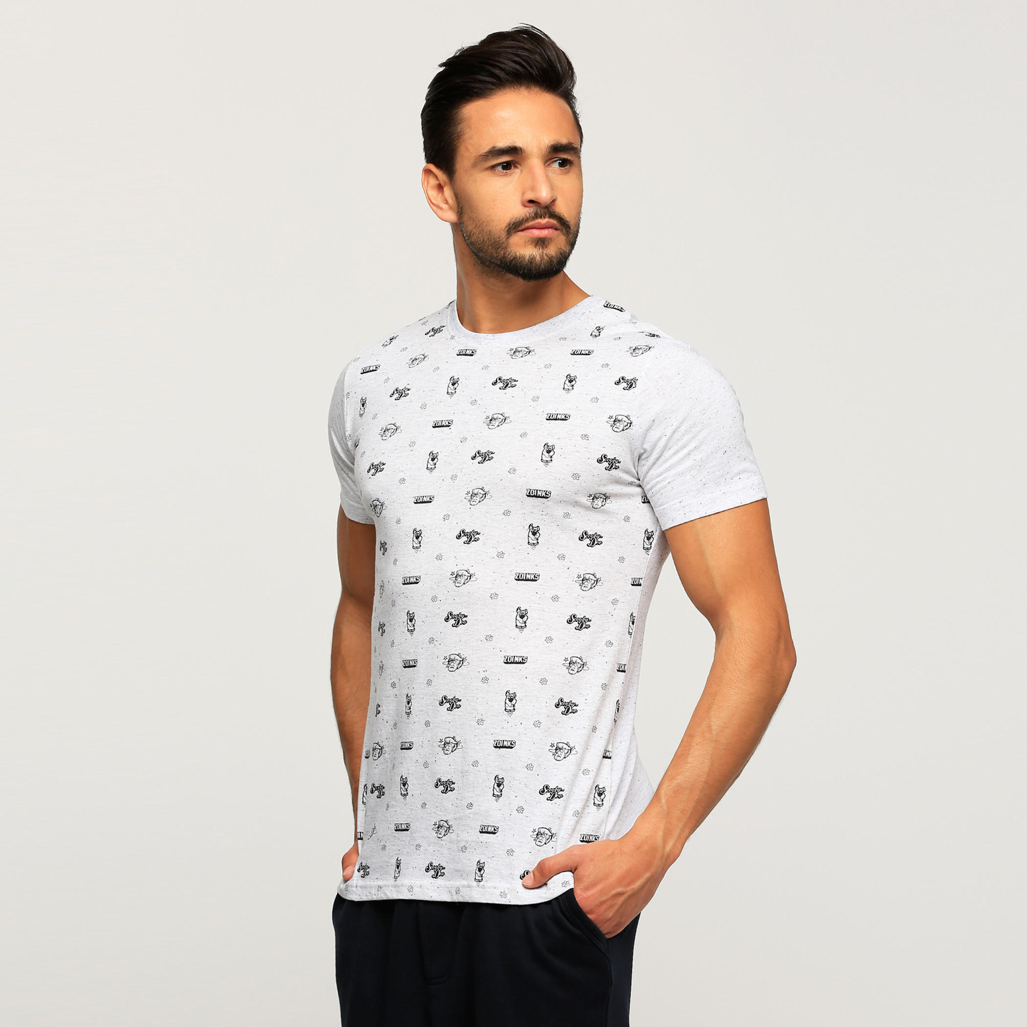 تيشيرت بياقة مستديرة وأكمام قصيرة وطبعات سكوبي دو-men-clothing-tshirtsandpolos-tshirts-image-3