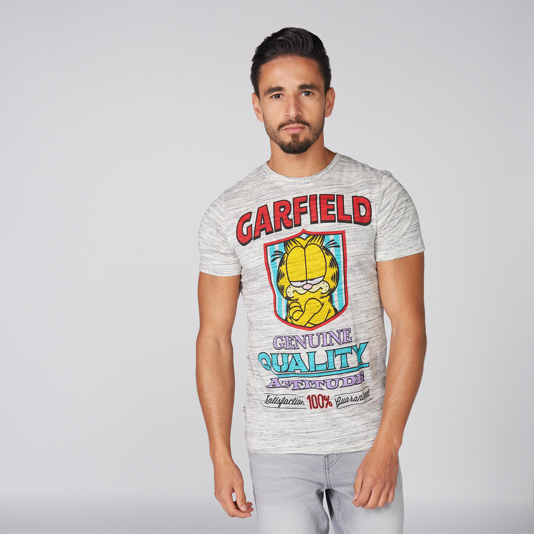 Garfield Print T-Shirt with Short Sleeves-men-clothing-tshirtsandpolos-tshirts-image-1