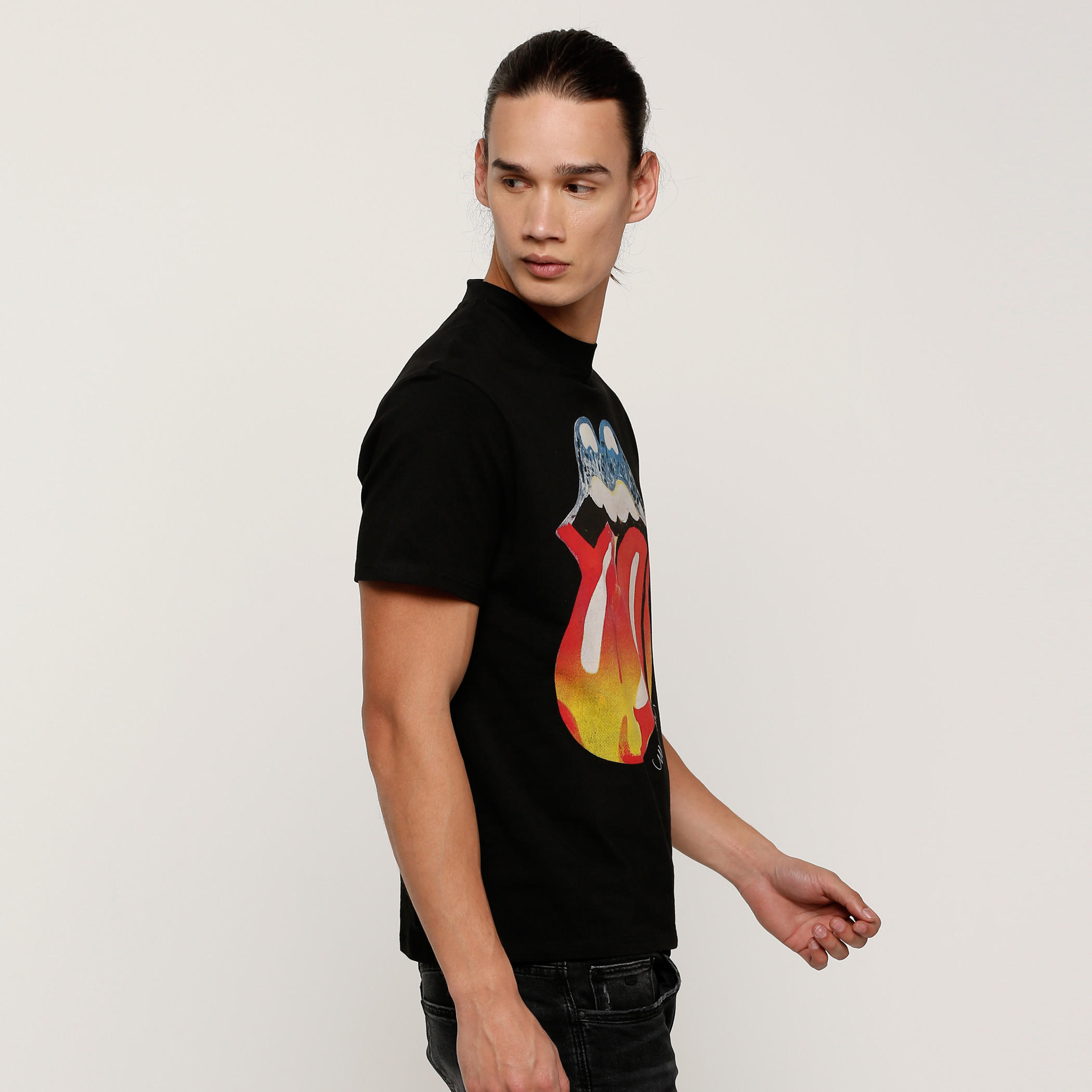 Official Sidney Maurer Rolling Stones Men's Printed T-Shirt with Round Neck and Short Sleeves-men-clothing-tshirtsandpolos-tshirts-image-3