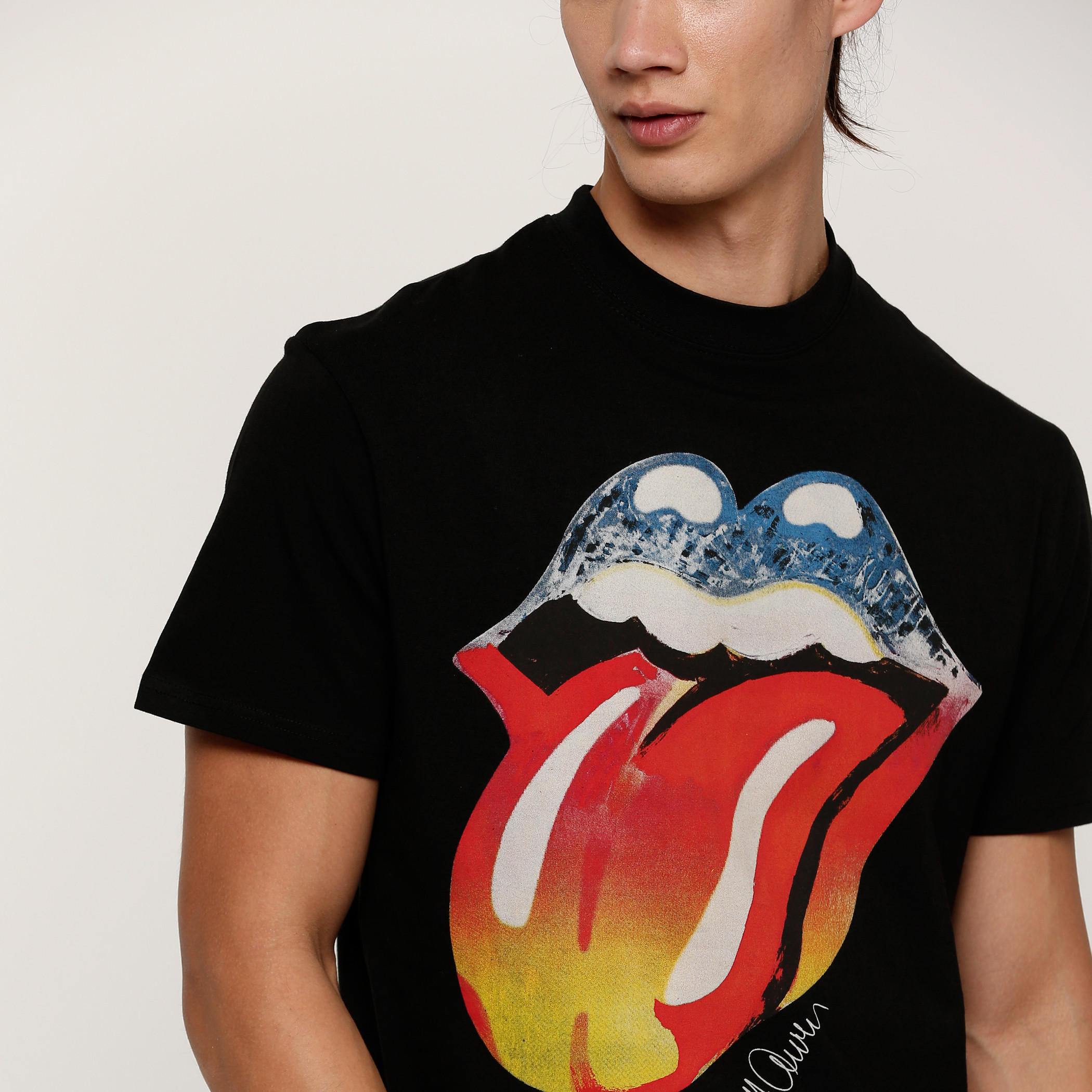 Official Sidney Maurer Rolling Stones Men's Printed T-Shirt with Round Neck and Short Sleeves-men-clothing-tshirtsandpolos-tshirts-image-4