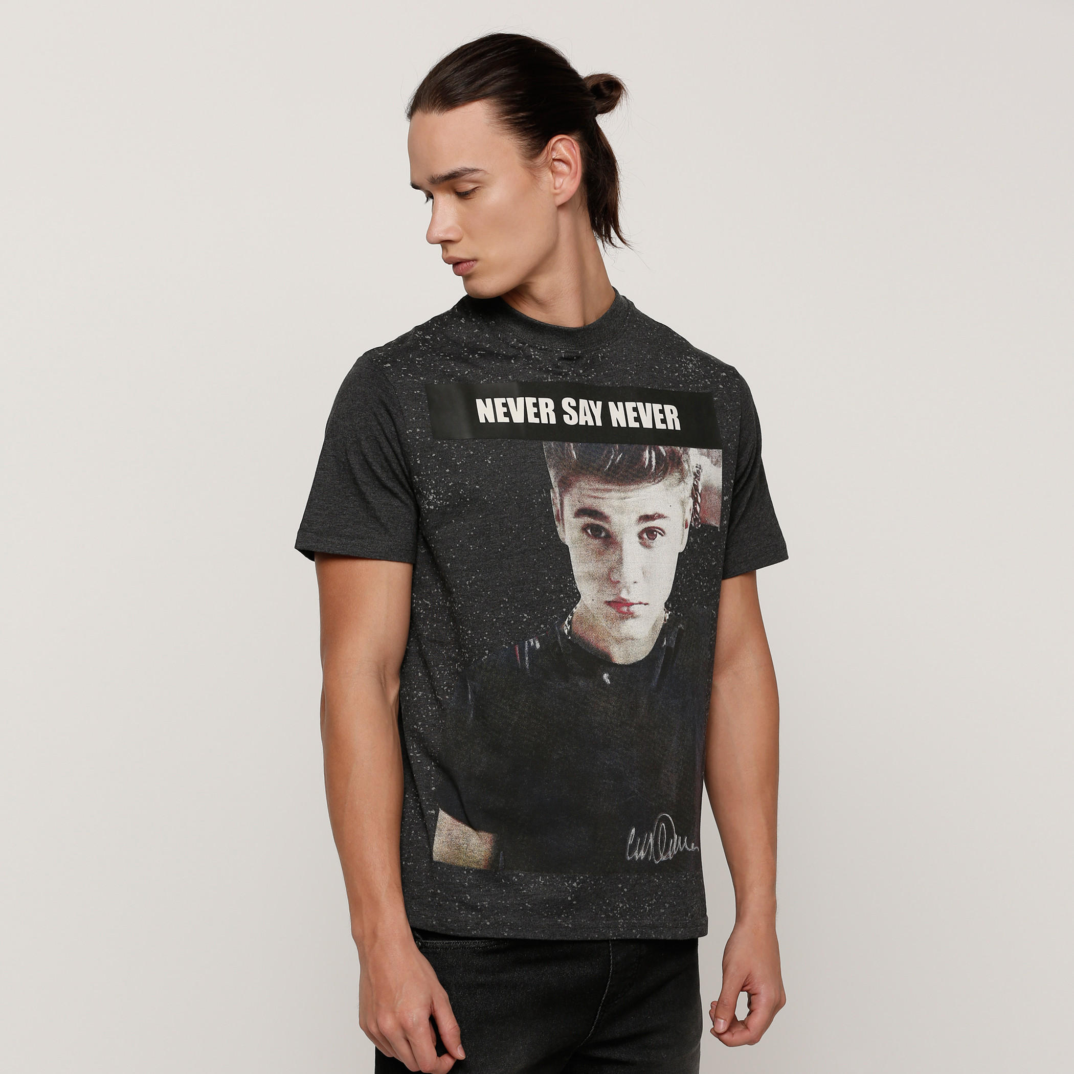 Official Sidney Maurer Justin Beiber Men's Printed T-Shirt with Round Neck and Short Sleeves-men-clothing-tshirtsandpolos-tshirts-image-1