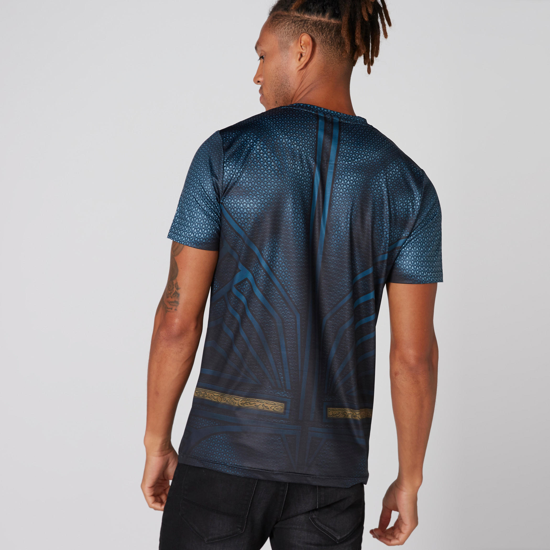 تيشيرت بياقة مستديرة وأكمام قصيرة وطبعات سوبرمان-men-clothing-tshirtsandpolos-tshirts-image-2