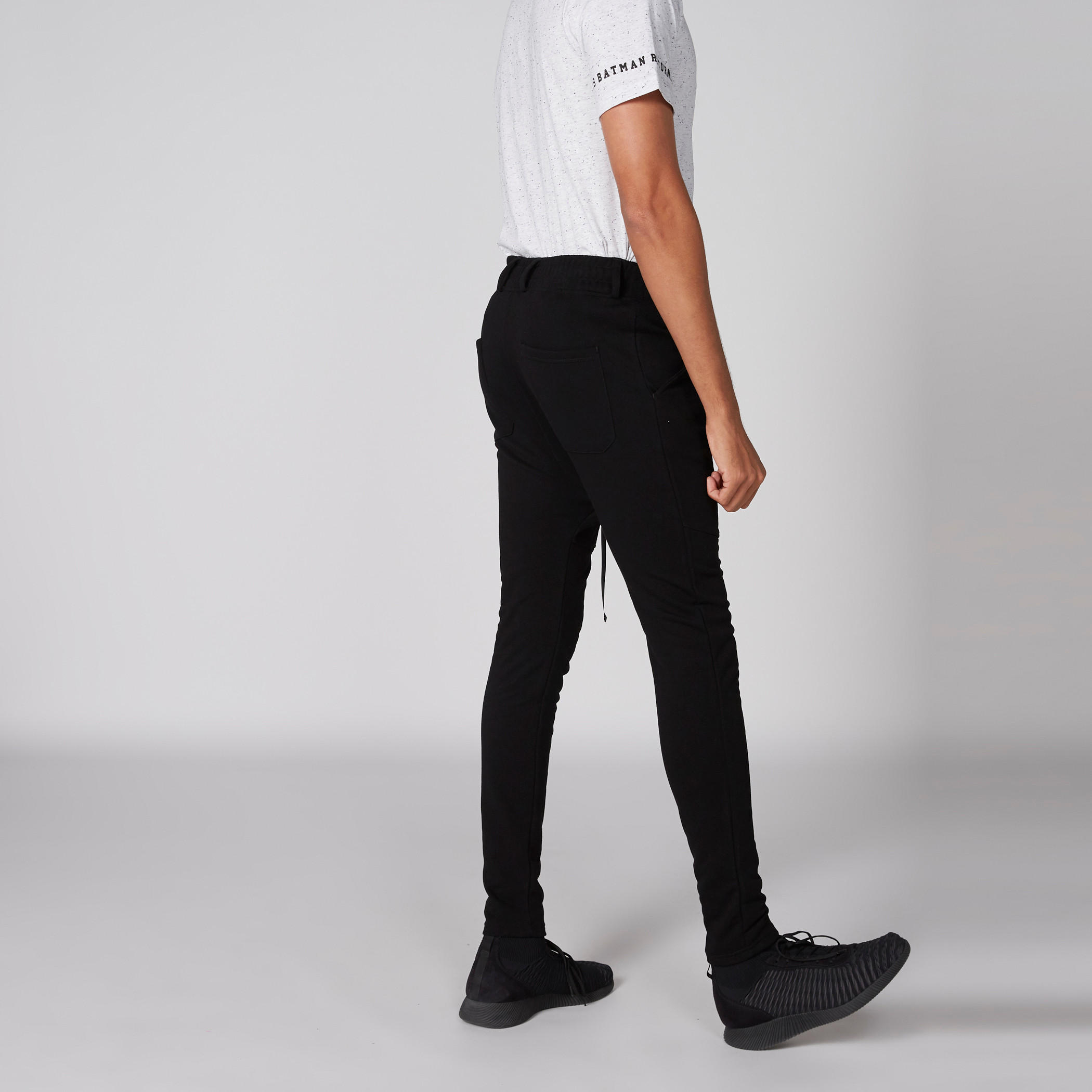 بنطال طويل بزر إغلاق وتفاصيل شريطة باتمان-men-clothing-bottoms-trousersandchinos-trousers-image-2