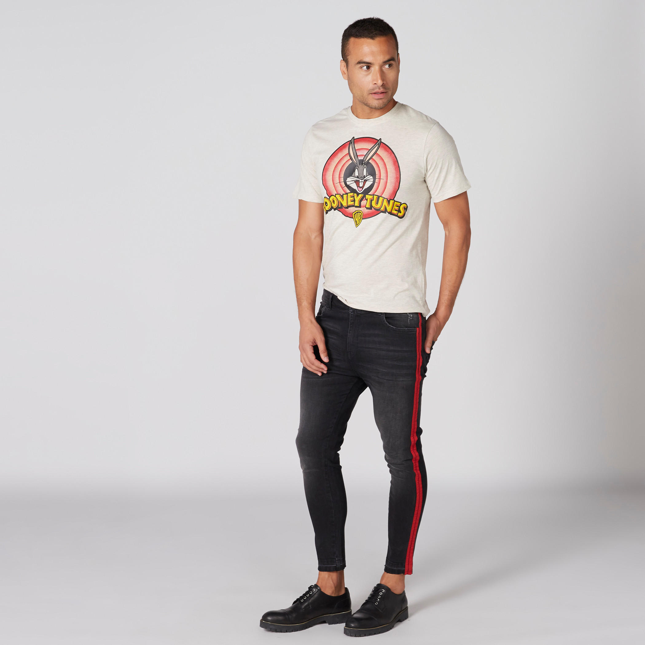 Looney Tunes Printed T-Shirt with Crew Neck and Short Sleeves-men-clothing-tshirtsandpolos-tshirts-image-3