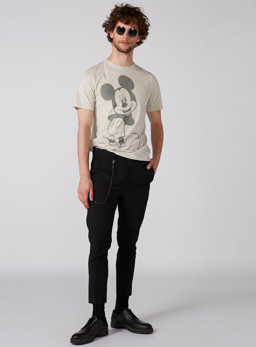 Mickey Mouse Printed T-Shirt with Round Neck and Short Sleeves-men-clothing-tshirtsandpolos-tshirts-image-3