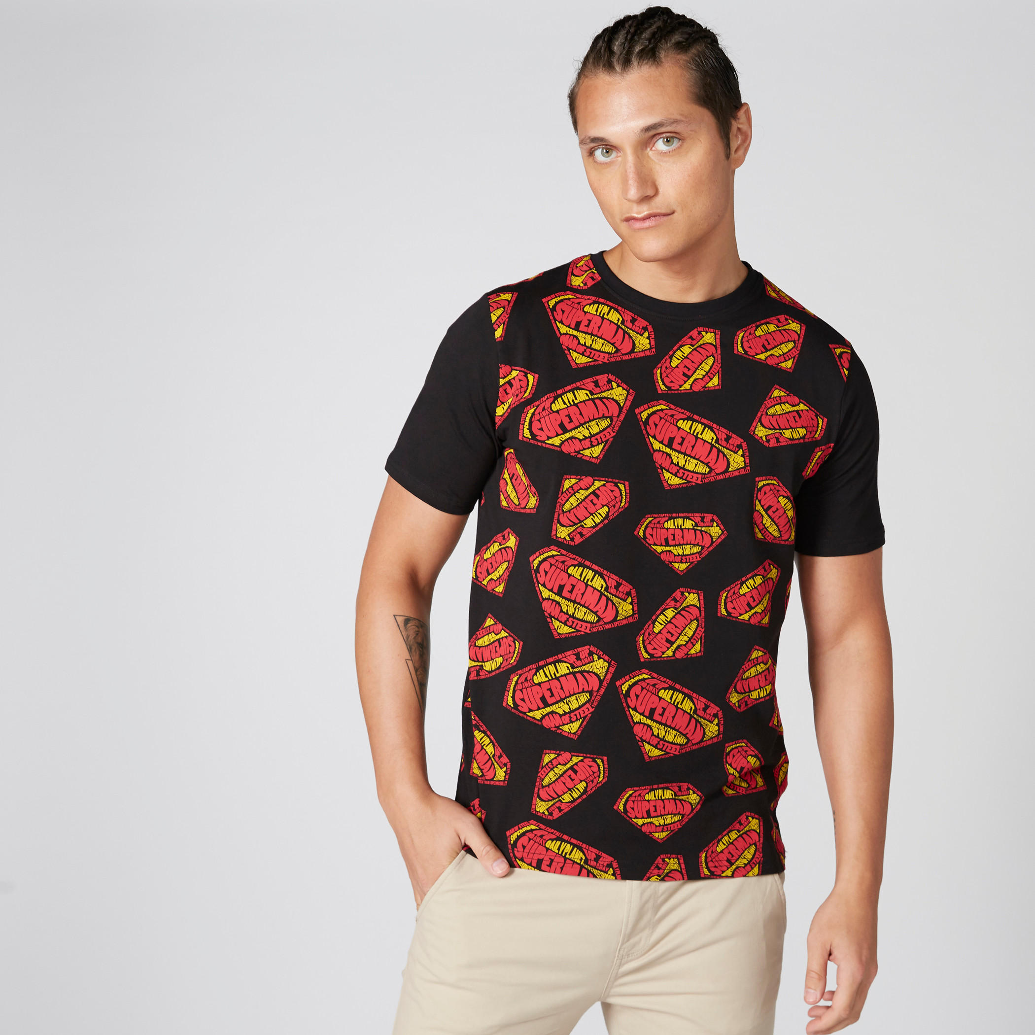 Superman Printed T-Shirt with Crew Neck and Short Sleeves-men-clothing-tshirtsandpolos-tshirts-image-1