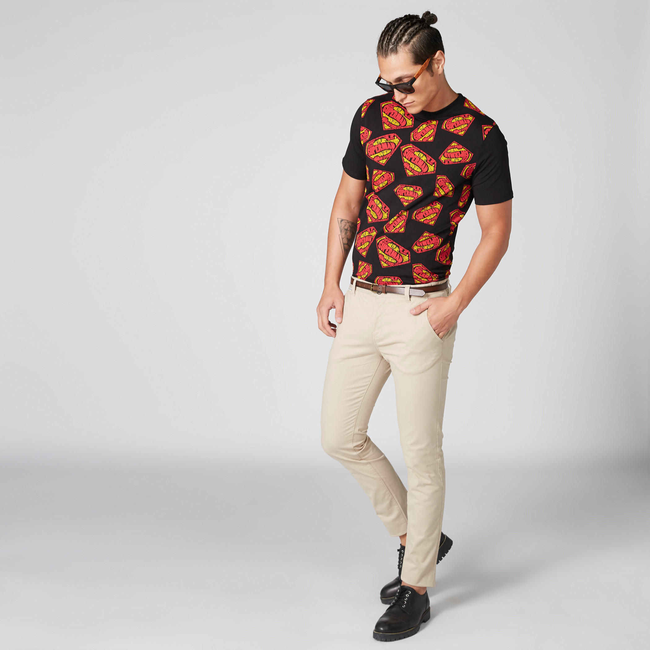 Superman Printed T-Shirt with Crew Neck and Short Sleeves-men-clothing-tshirtsandpolos-tshirts-image-3