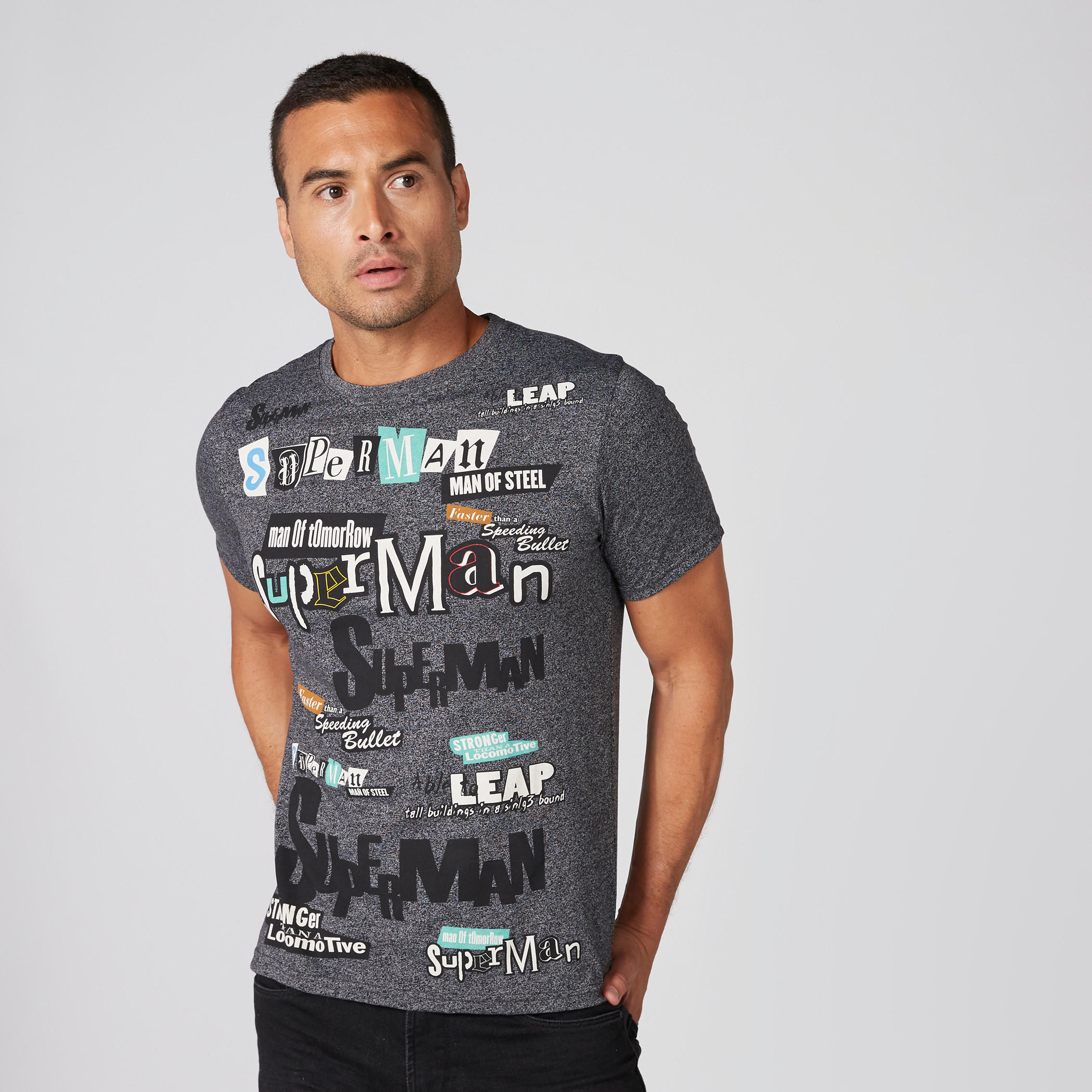 Printed Crew Neck T-Shirt with Short Sleeves-men-clothing-tshirtsandpolos-tshirts-image-3
