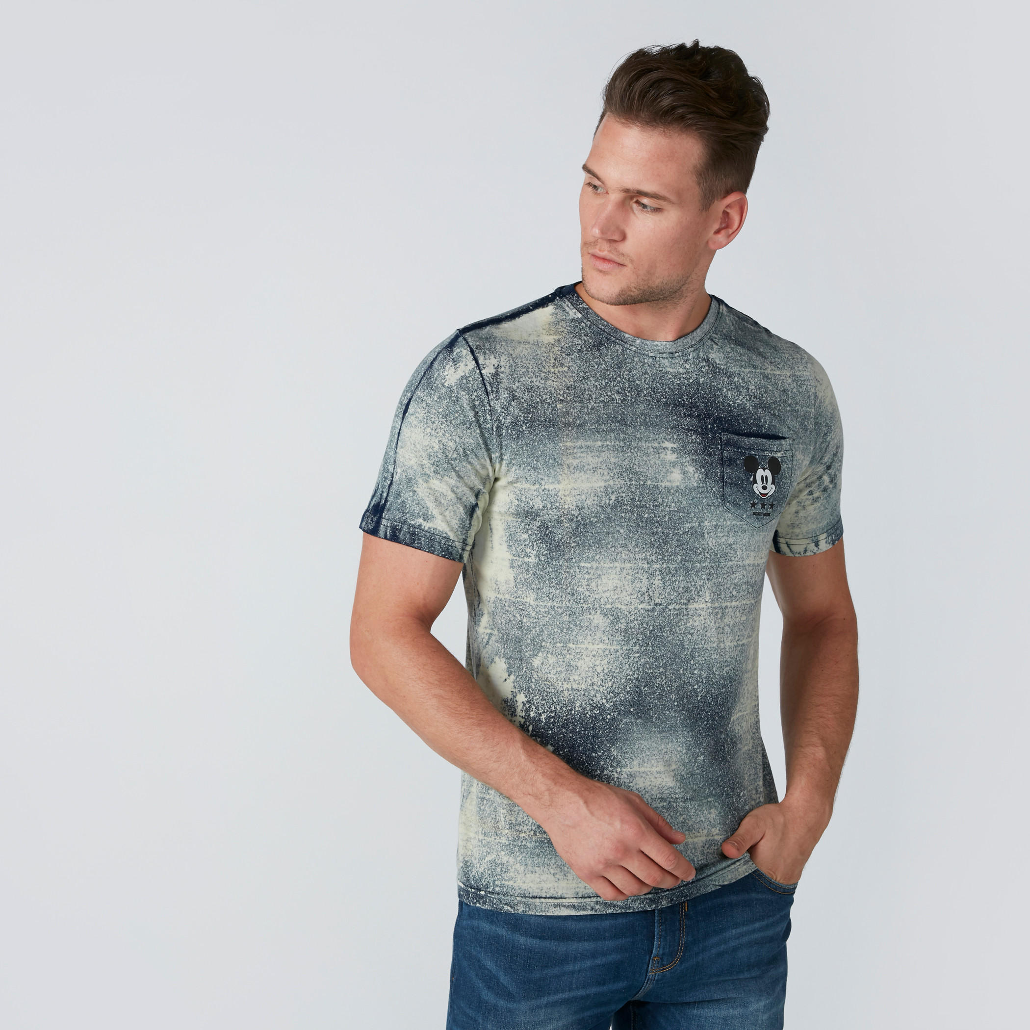 تيشيرت بأكمام قصيرة وطبعات ميكي ماوس-men-clothing-tshirtsandpolos-tshirts-image-1