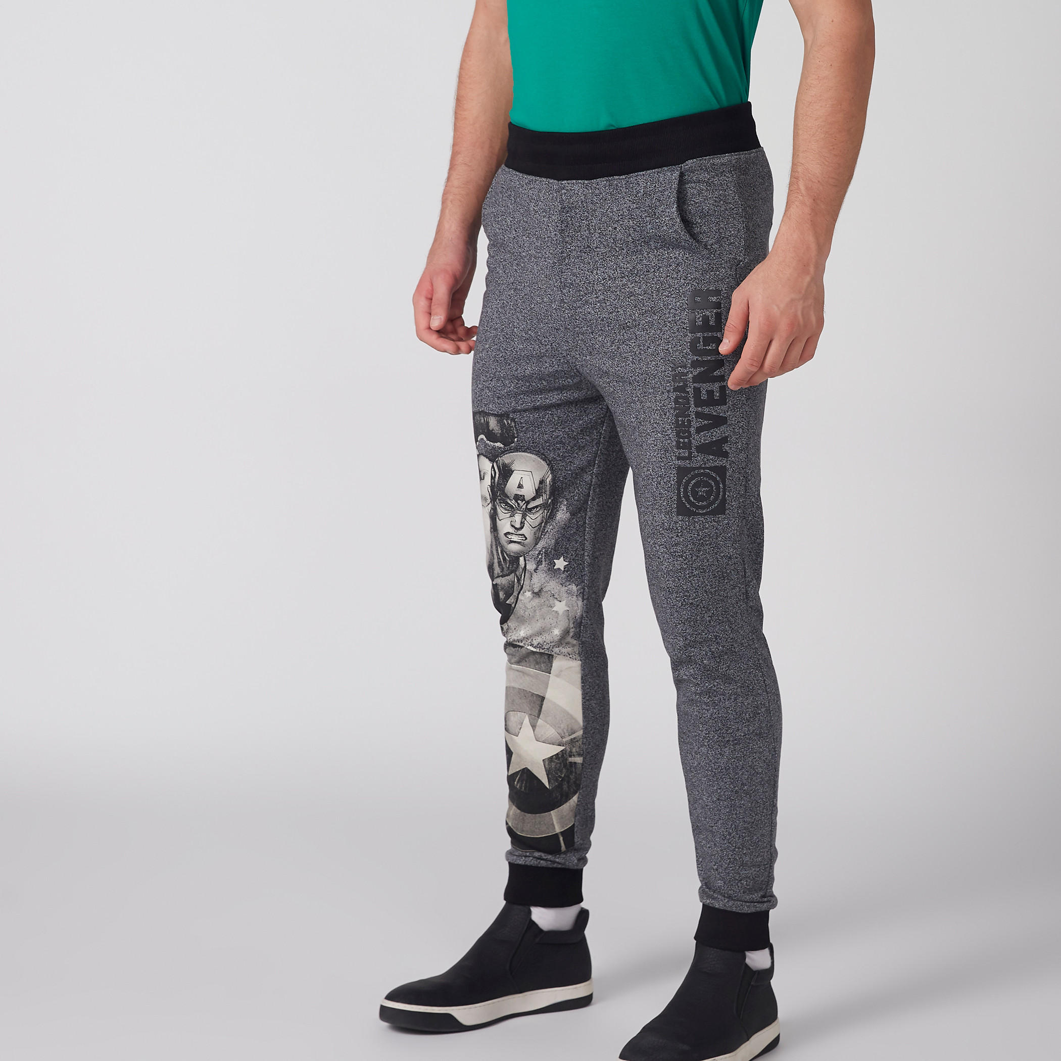 بنطال رياضي بخصر مطّاطي وطبعات كابتن أمريكا-men-clothing-bottoms-joggers-image-5