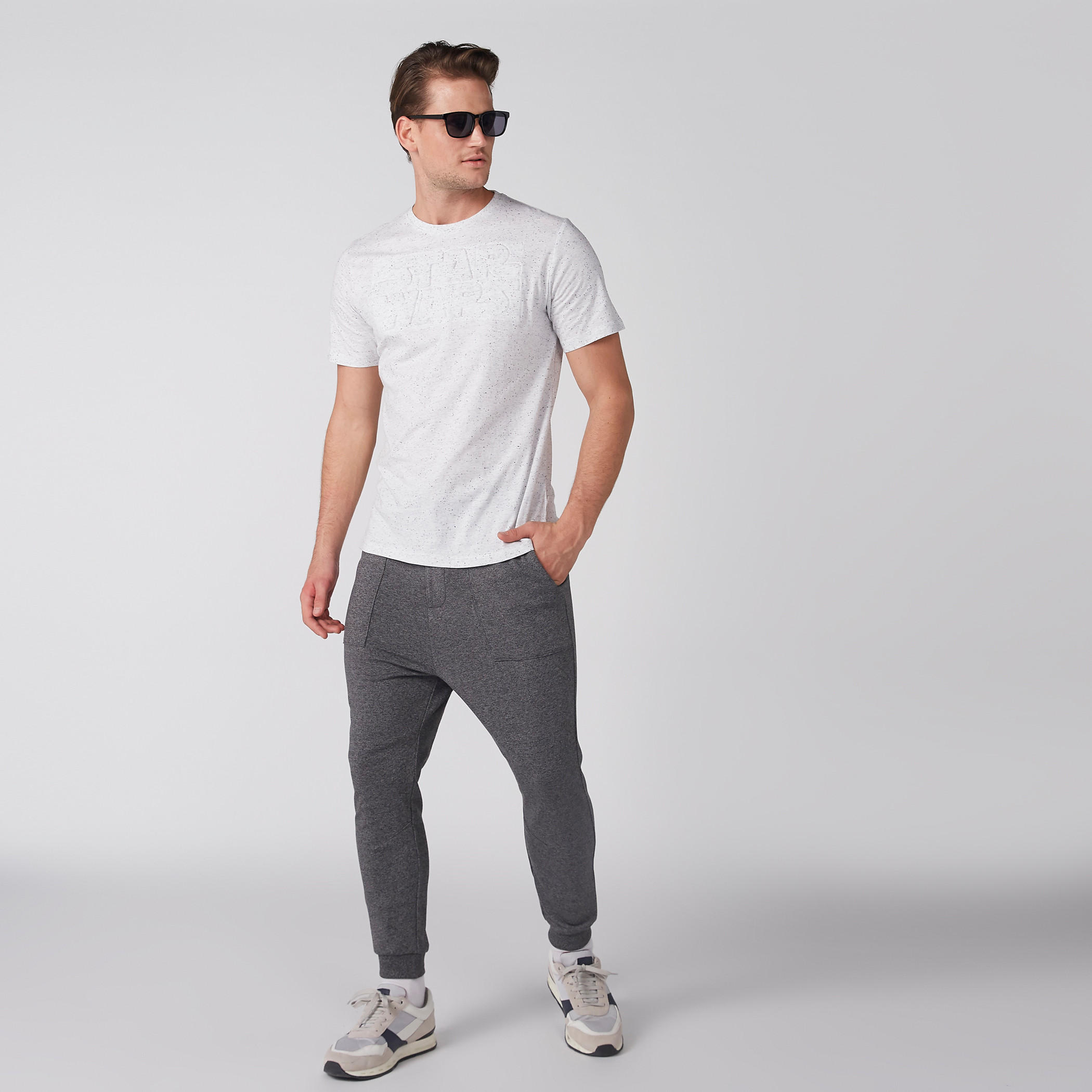 Star Wars Textured T-Shirt with Crew Neck and Short Sleeves-men-clothing-tshirtsandpolos-tshirts-image-2