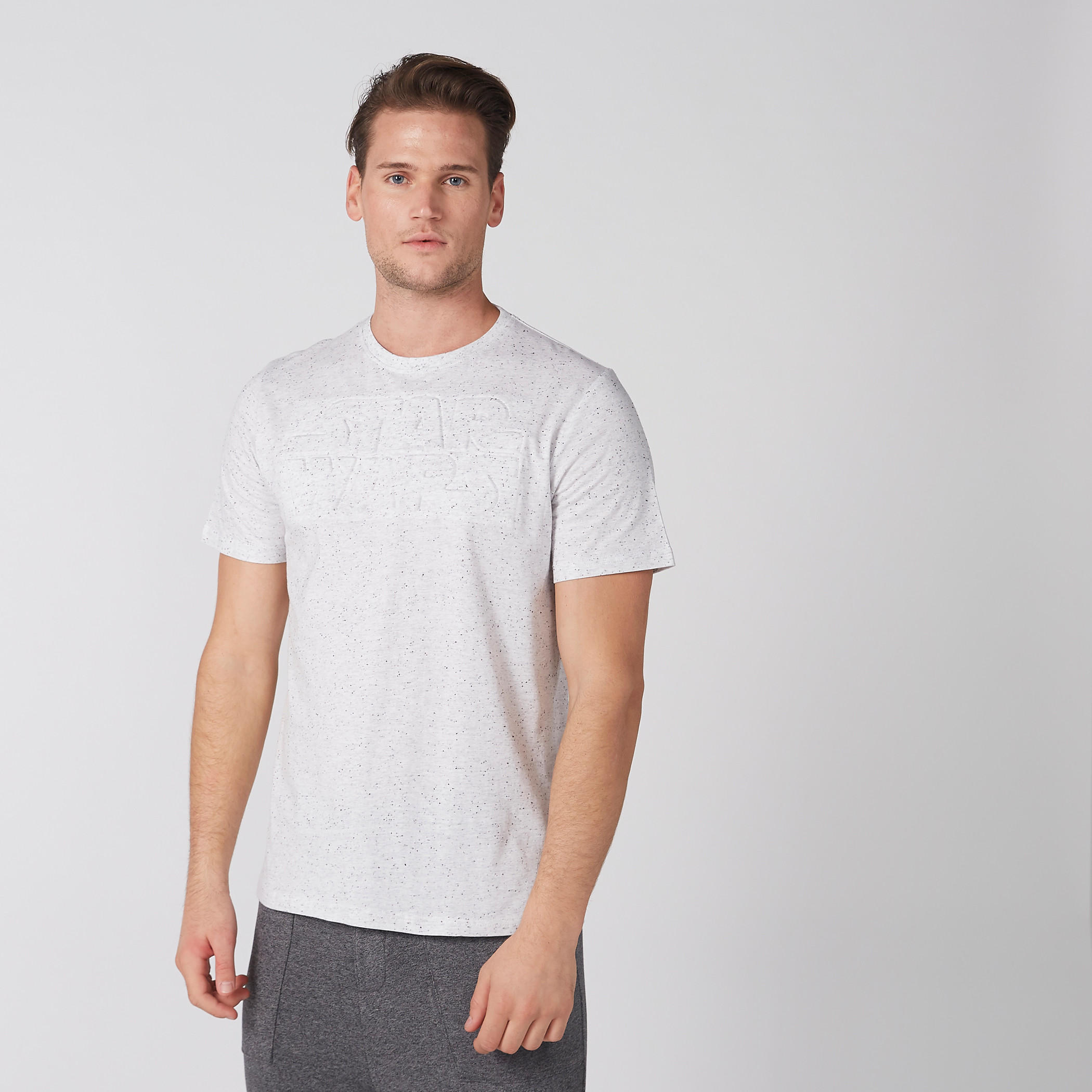 Star Wars Textured T-Shirt with Crew Neck and Short Sleeves-men-clothing-tshirtsandpolos-tshirts-image-1
