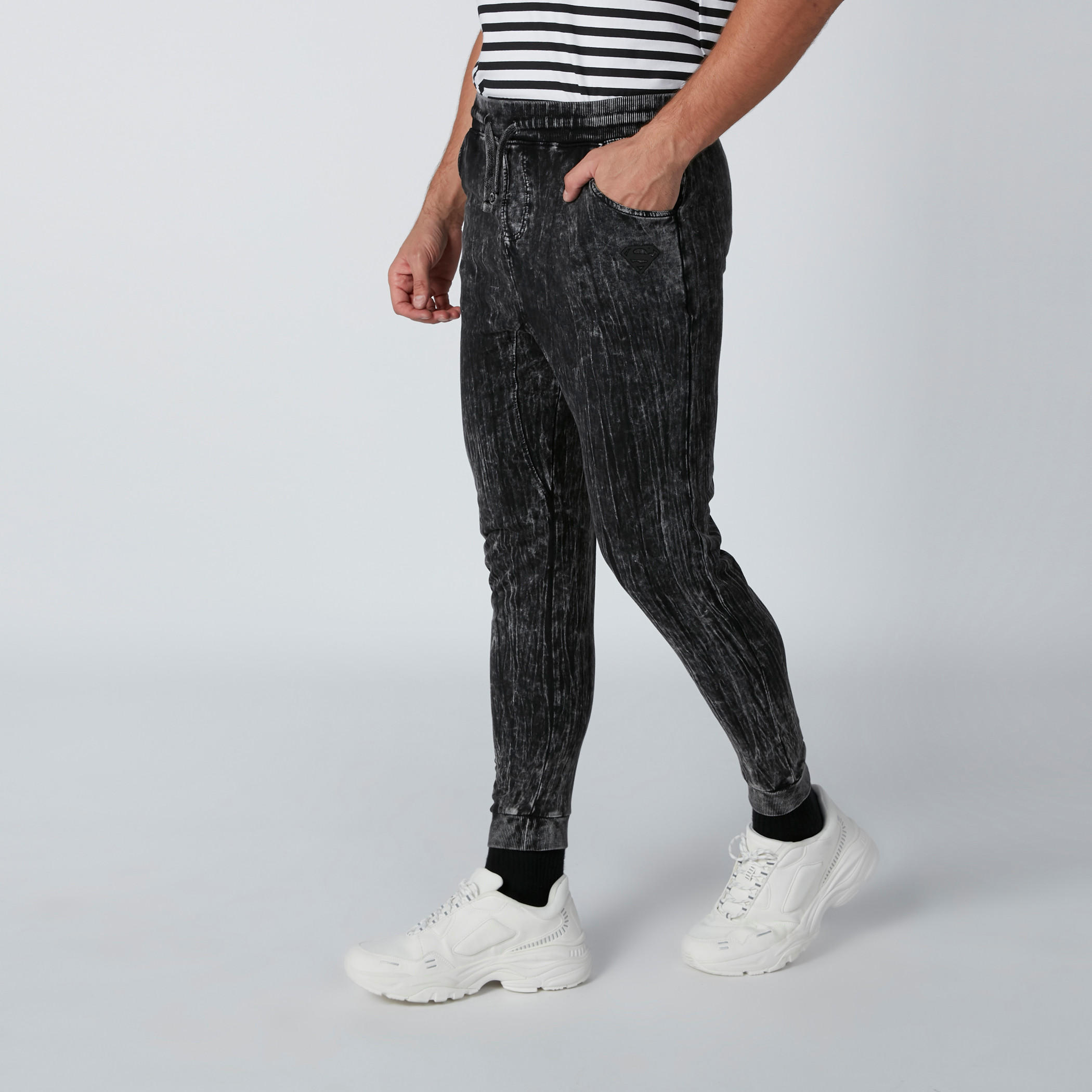 Textured Joggers with Drawstring-men-clothing-bottoms-joggers-image-4
