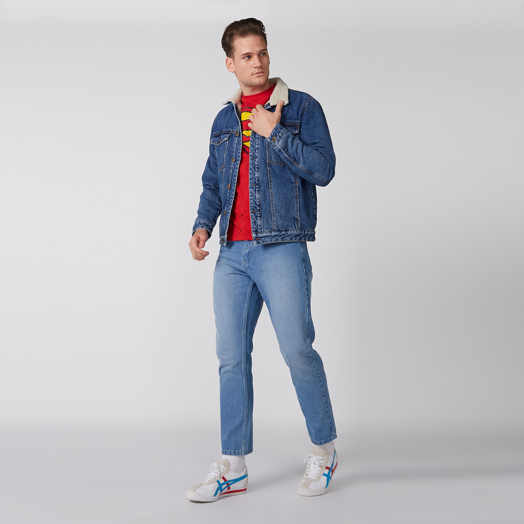 Superman Printed T-Shirt with Crew Neck and Short Sleeves-men-clothing-tshirtsandpolos-tshirts-image-2