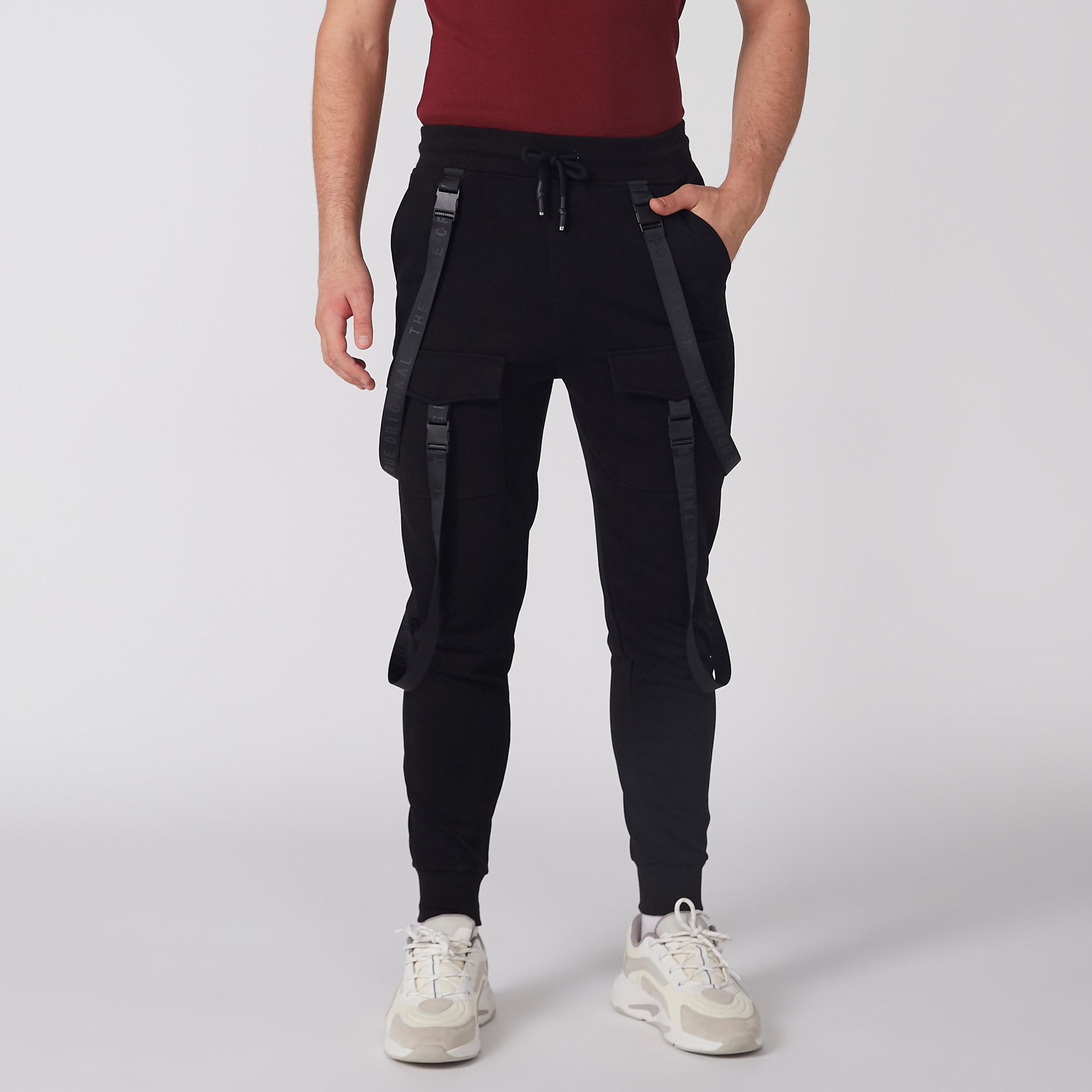 Jog Pants with Suspender Belts-men-clothing-bottoms-joggers-image-2