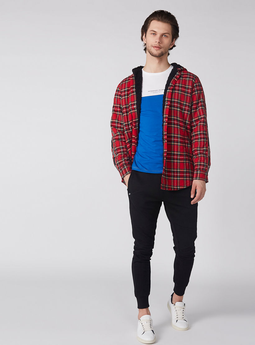 بنطال رياضي طويل بخصر مطاطي برباط-men-clothing-bottoms-joggers-image-2