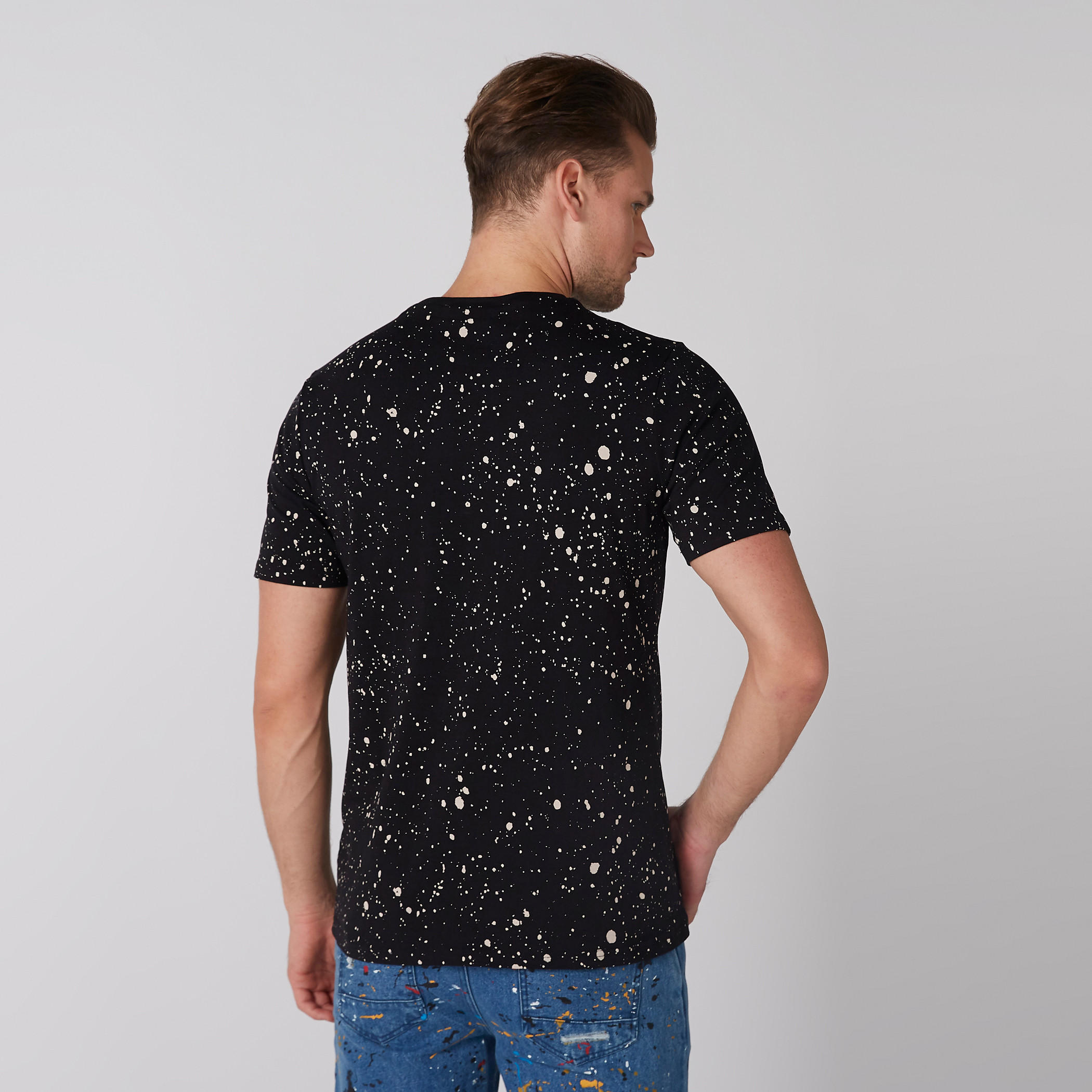 Mickey Mouse Printed T-Shirt with Crew Neck and Short Sleeves-men-clothing-tshirtsandpolos-tshirts-image-5
