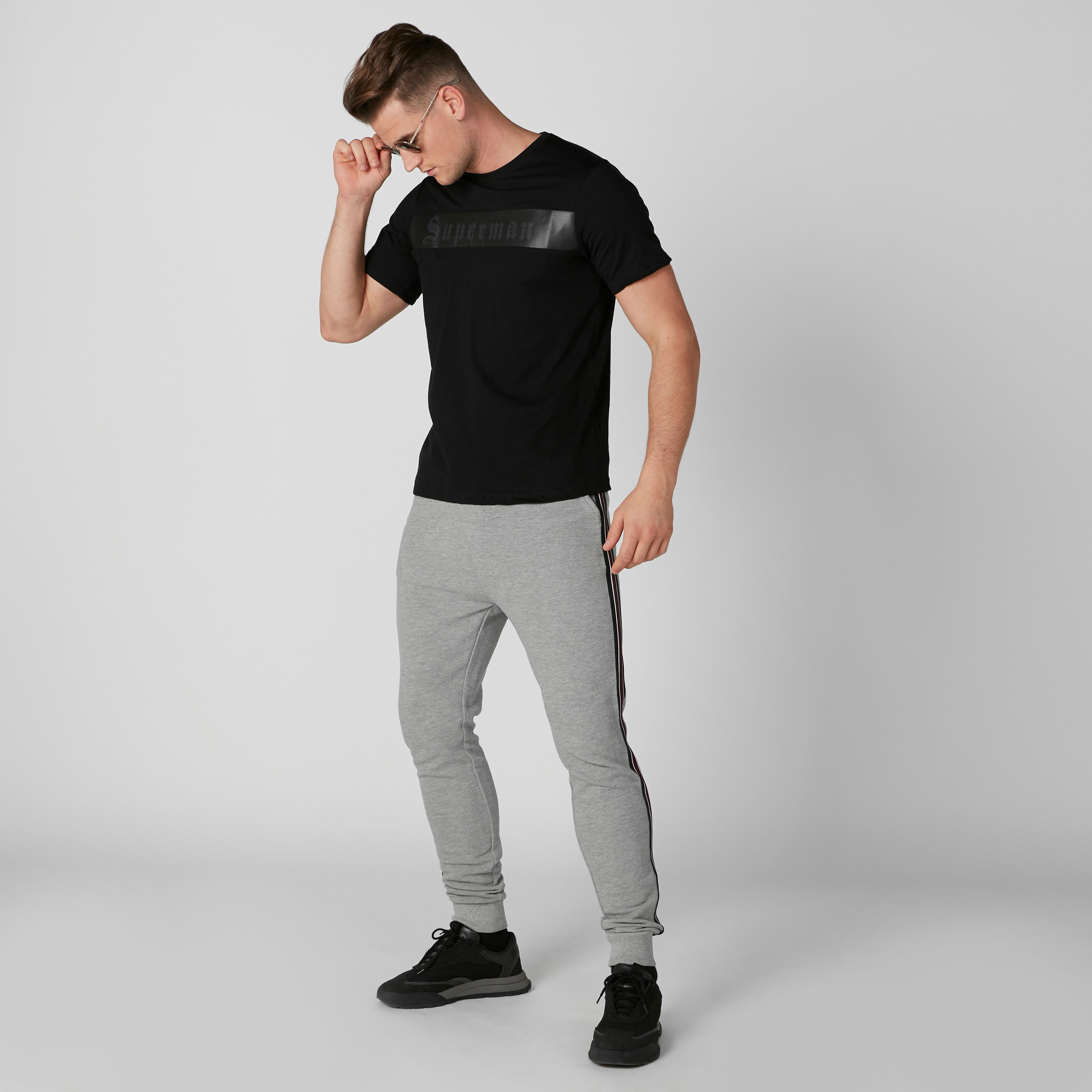 Superman Printed T-Shirt in Slim Fit with Crew Neck-men-clothing-tshirtsandpolos-tshirts-image-3