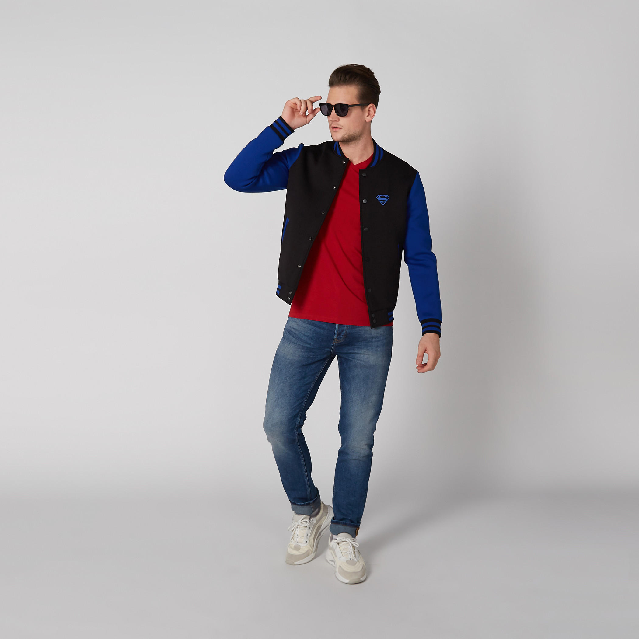 جاكيت بأكمام طويلة وجيوب وطبعات سوبرمان-men-clothing-jacketsandblazers-jackets-image-3