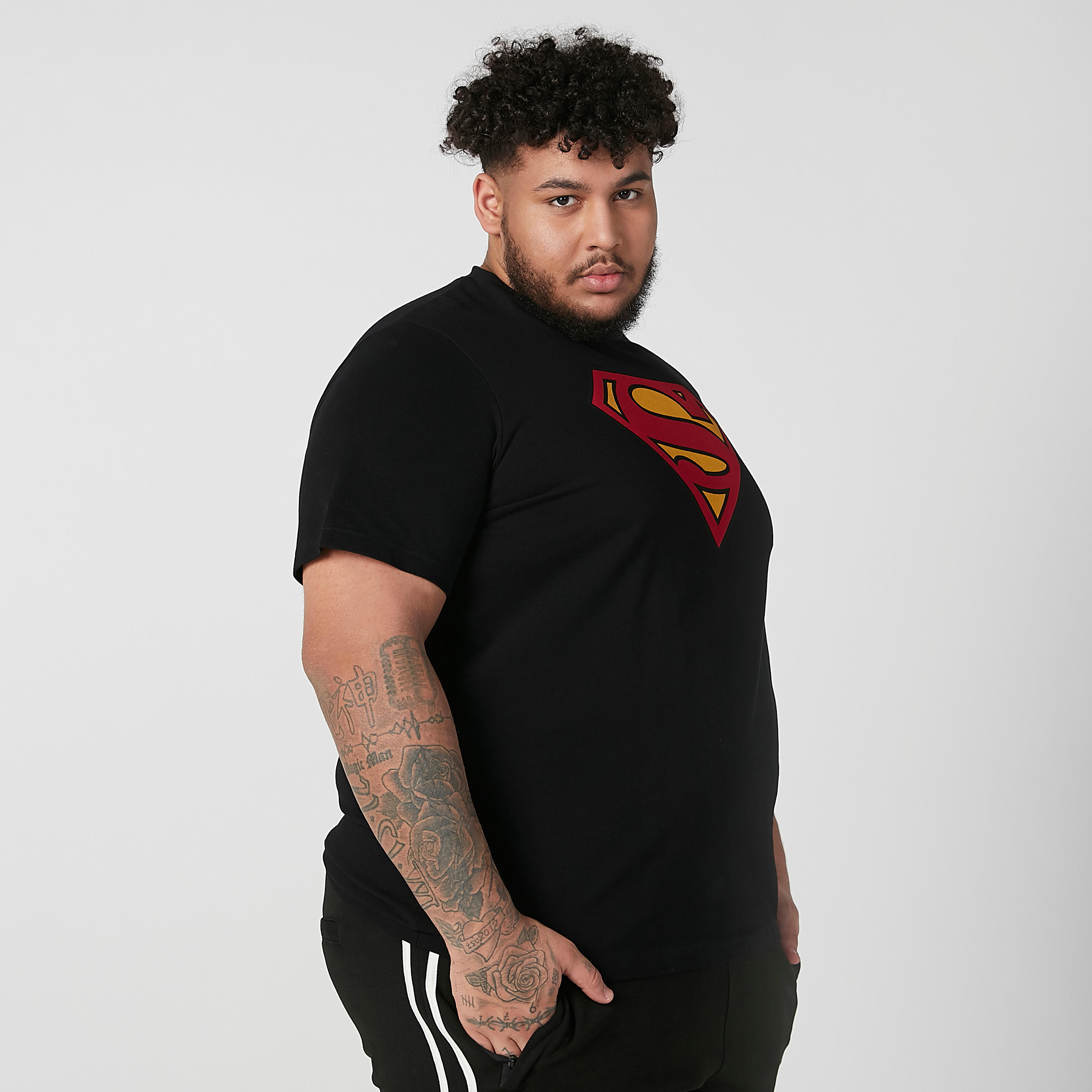 Superman Printed T-shirt with Crew Neck and Short Sleeves-men-clothing-tshirtsandpolos-tshirts-image-1