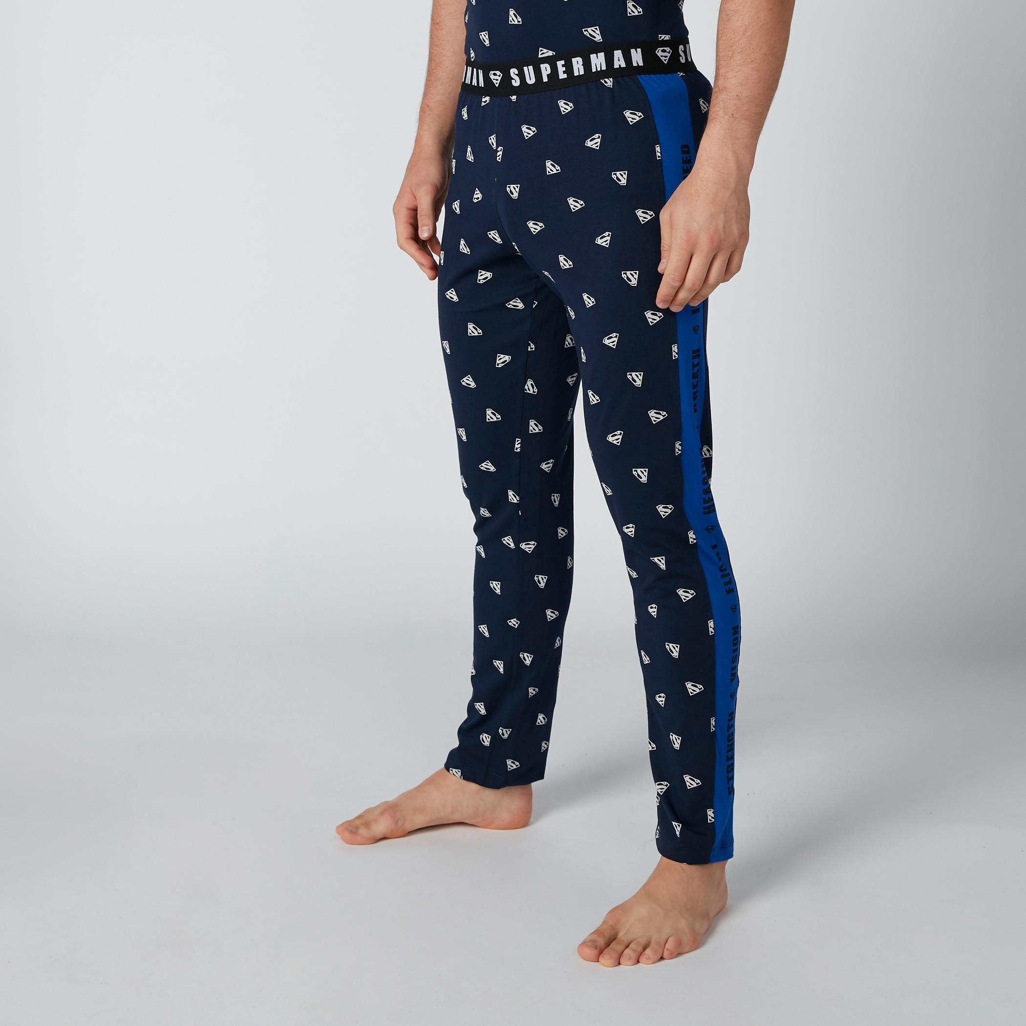 Superman Printed T-Shirt and Pyjama Set-men-clothing-nightwear-sets-image-4