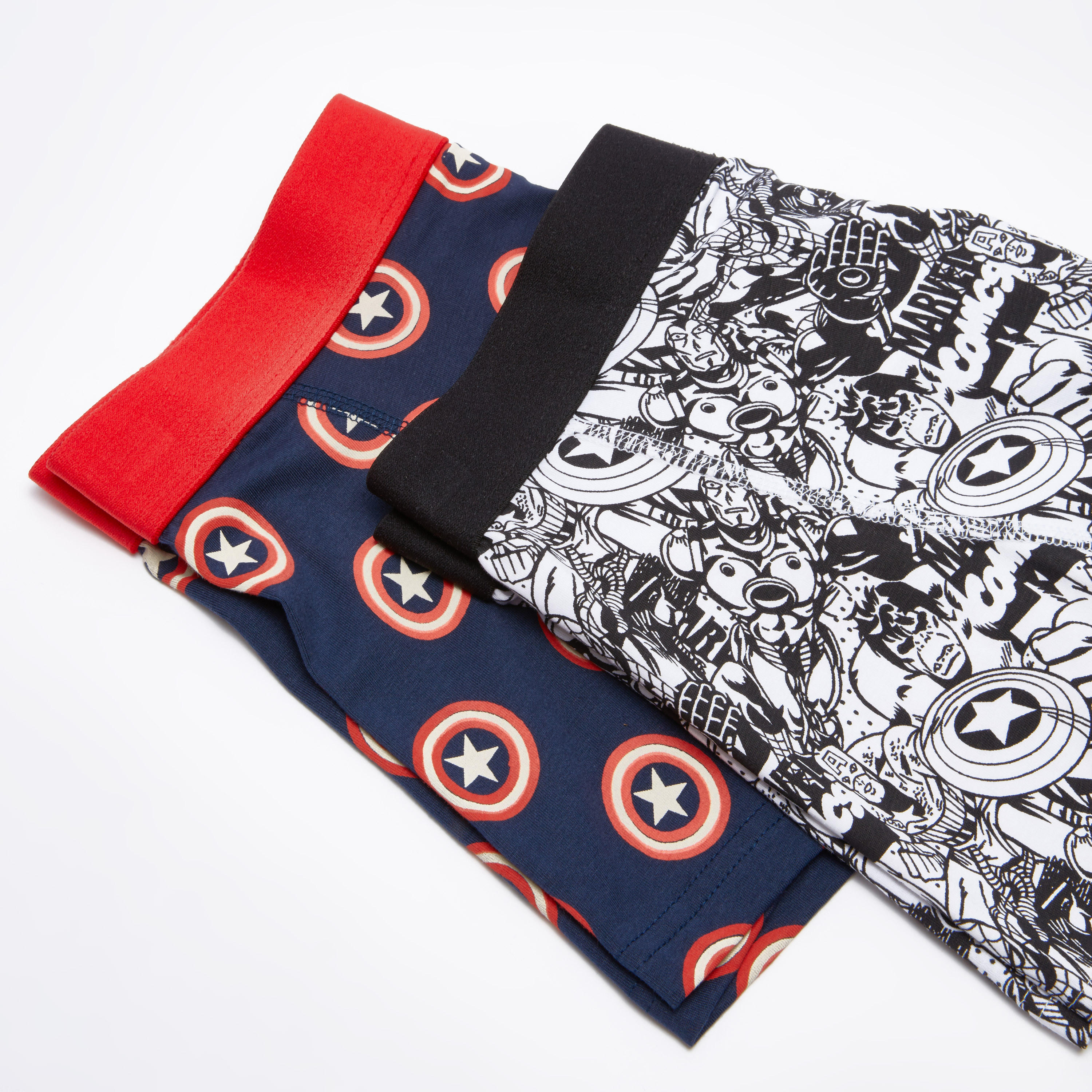سراويل داخلية بخصر مطّاطي وطبعات أفينجرز - طقم من قطعتين-men-clothing-innerwear-underwear-image-3