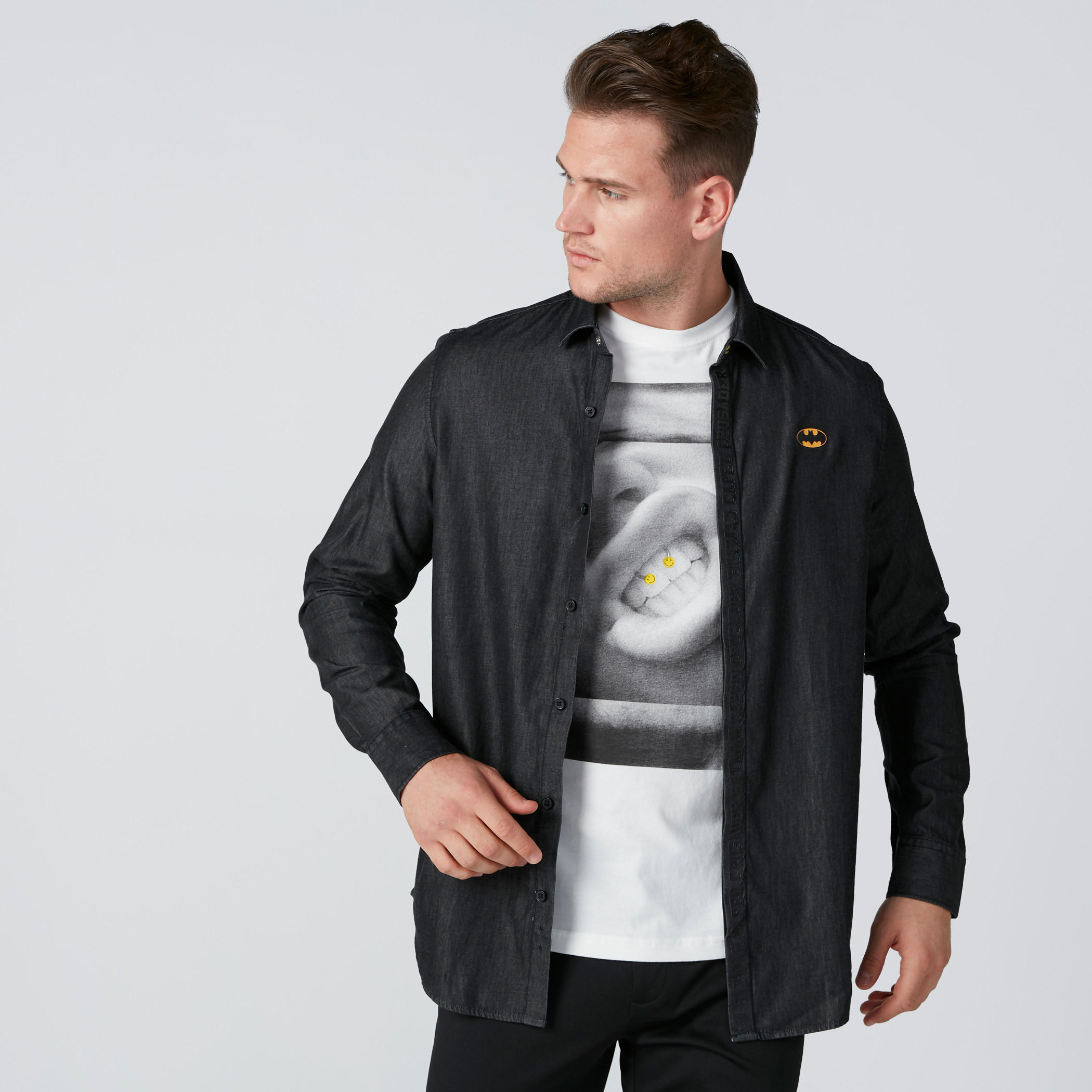 تيشيرت بأكمام طويلة وطبعات باتمان-men-clothing-shirts-image-3
