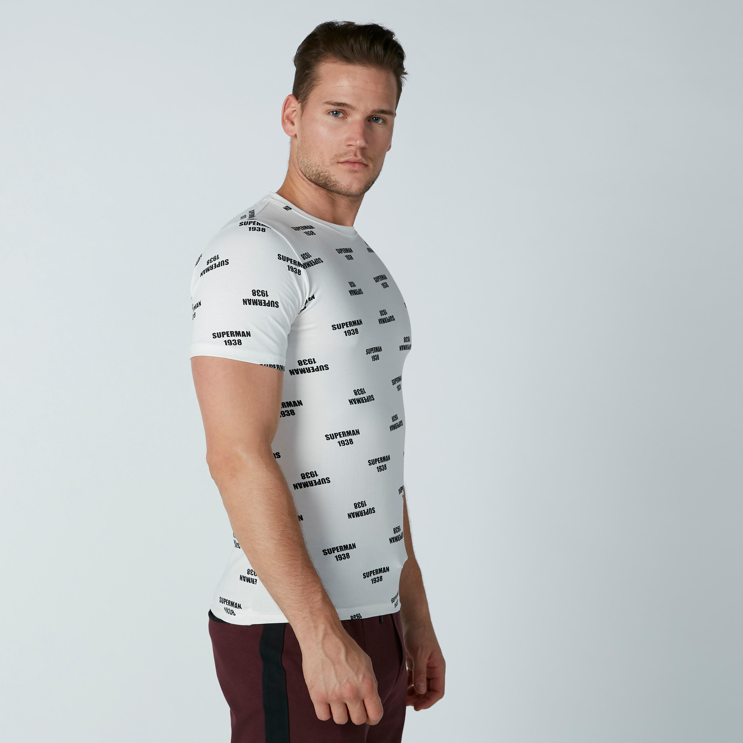 Superman Printed T-Shirt with Crew Neck and Short Sleeves-men-clothing-tshirtsandpolos-tshirts-image-1
