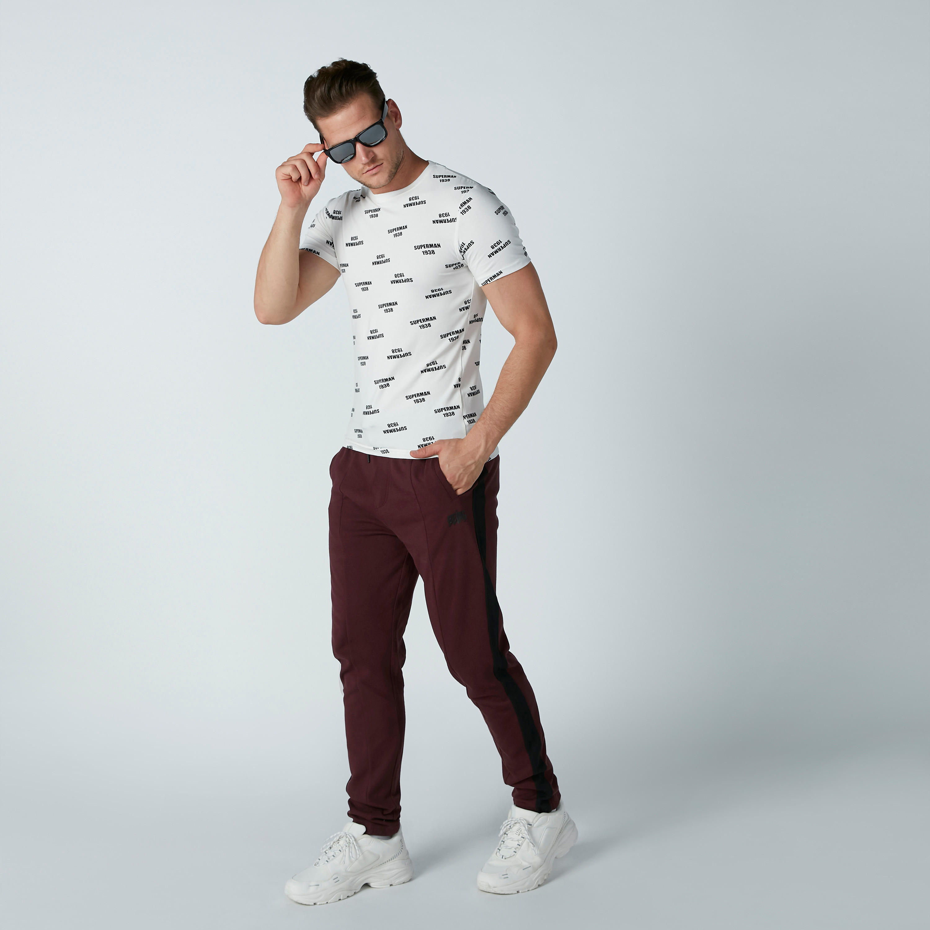 Superman Printed T-Shirt with Crew Neck and Short Sleeves-men-clothing-tshirtsandpolos-tshirts-image-2