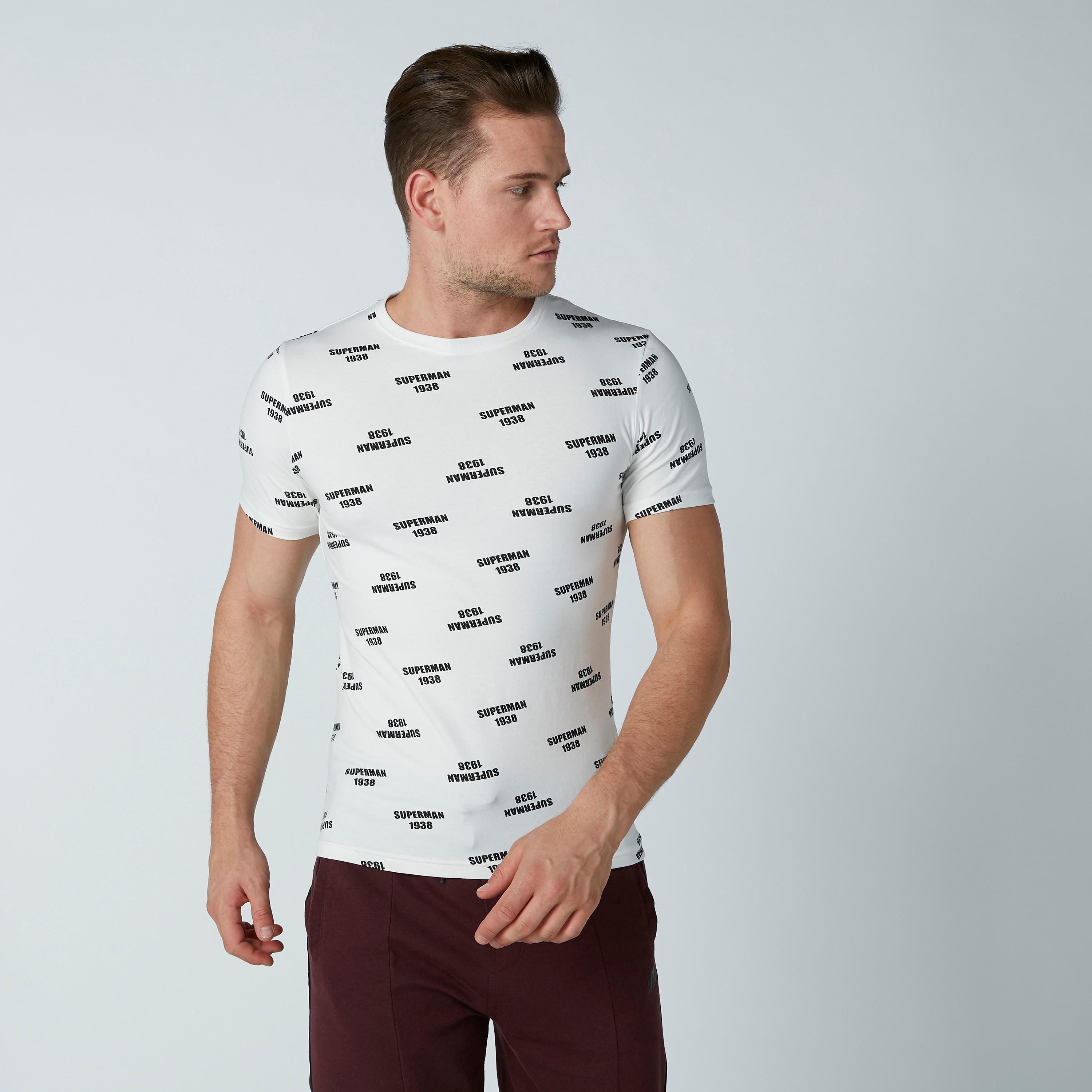 Superman Printed T-Shirt with Crew Neck and Short Sleeves-men-clothing-tshirtsandpolos-tshirts-image-3