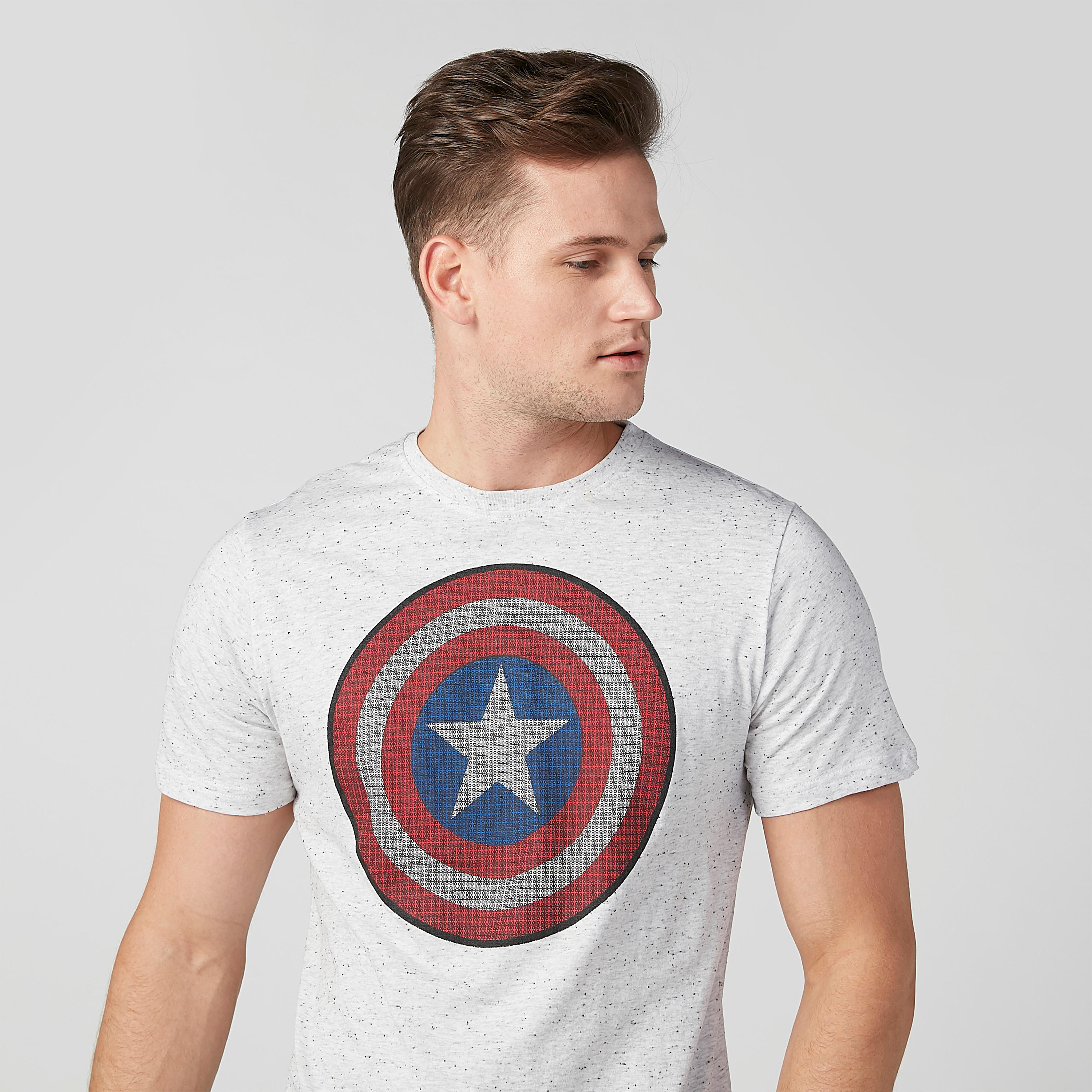 Slim Fit Captain America Printed T-shirt with Crew Neck-men-clothing-tshirtsandpolos-tshirts-image-3